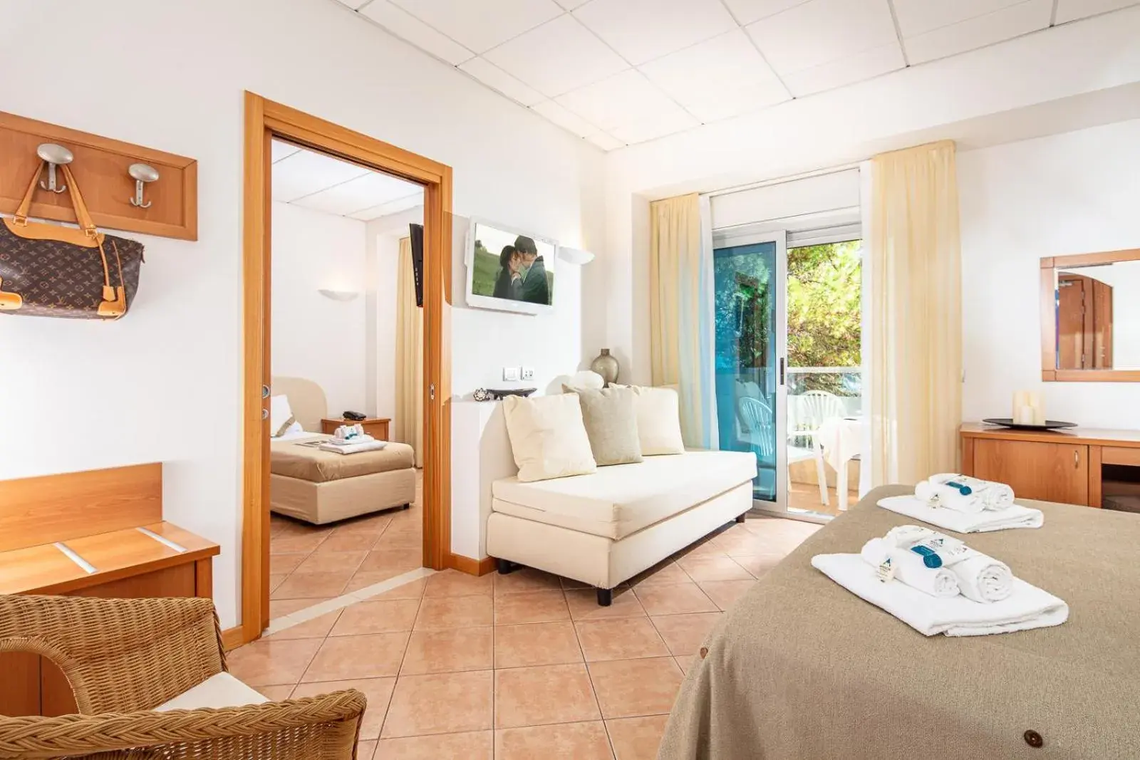 Bed in Hotel Rex Bed in Hotel Rex