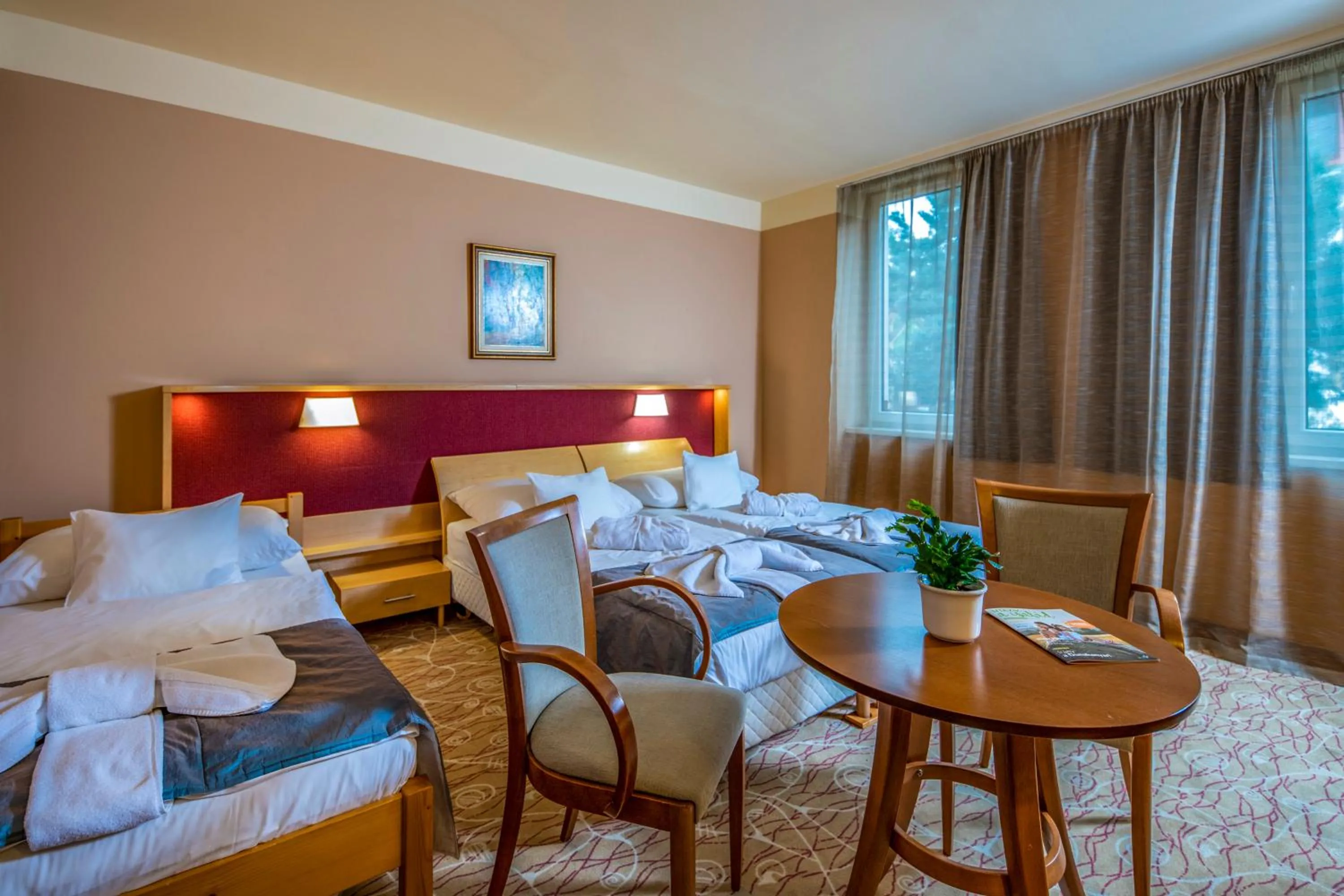 Bed in Dráva Hotel Thermal Resort