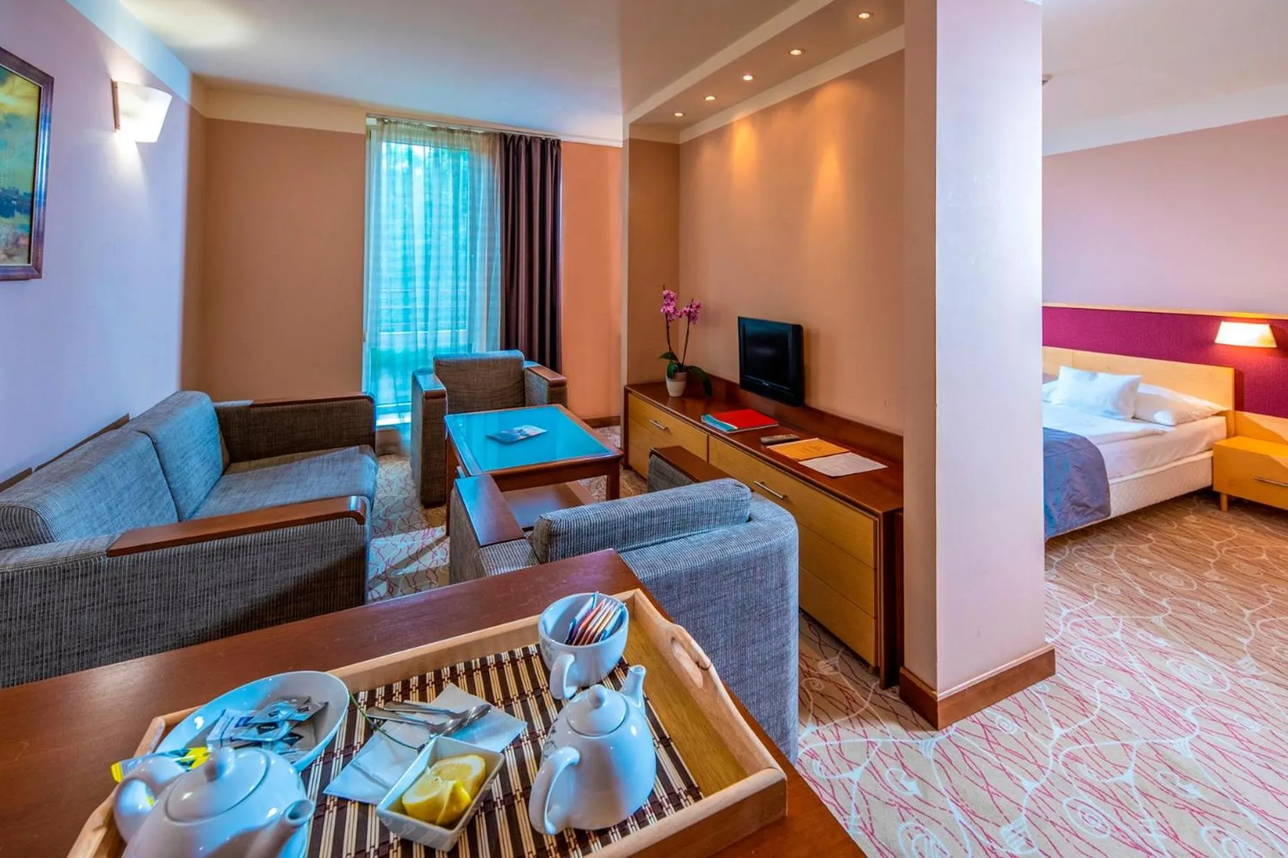 Bed in Dráva Hotel Thermal Resort