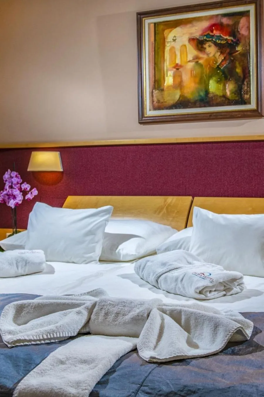 Bed in Dráva Hotel Thermal Resort