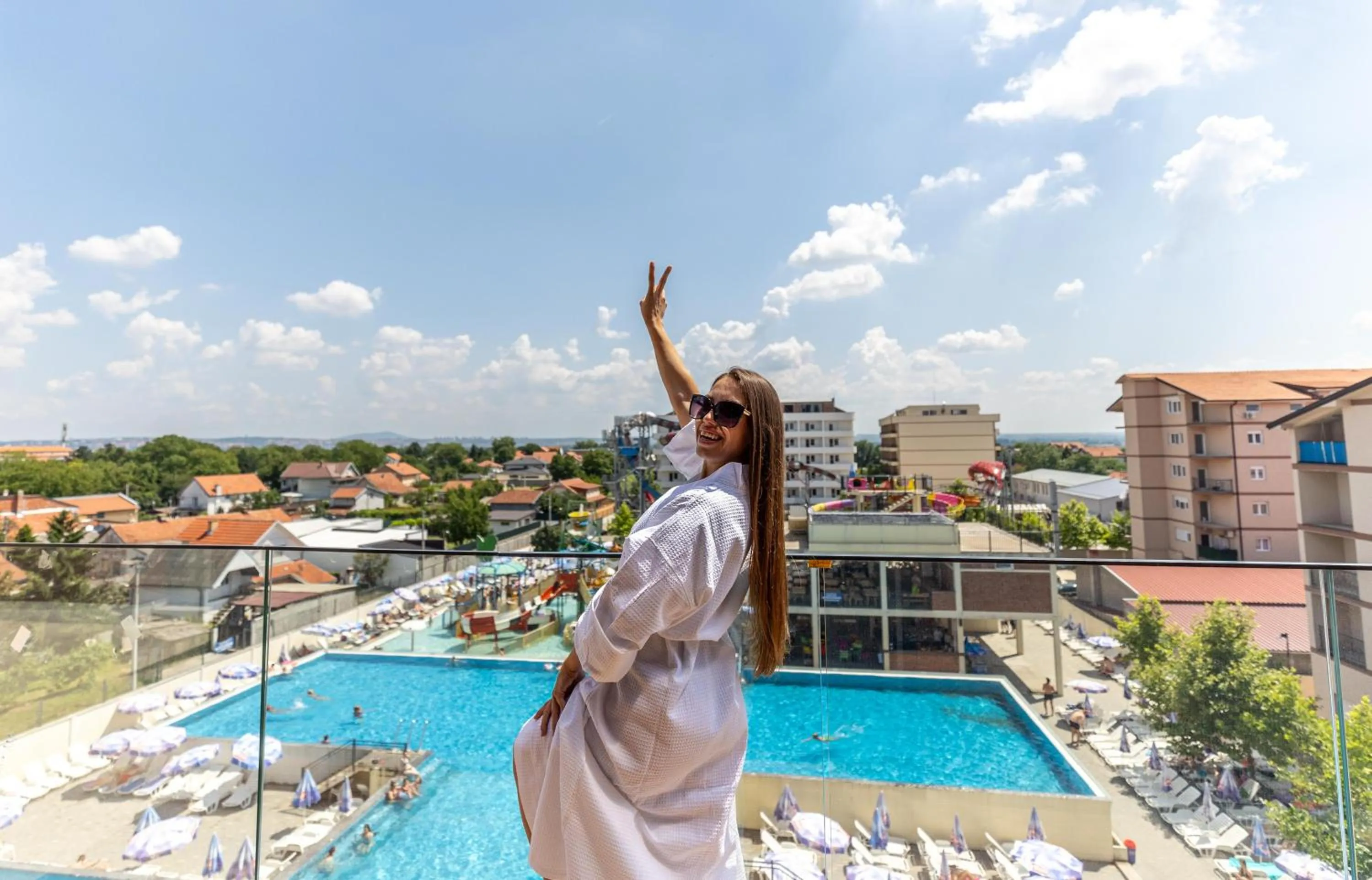 Property building in Garni Hotel Hollywoodland Wellness & Aquapark