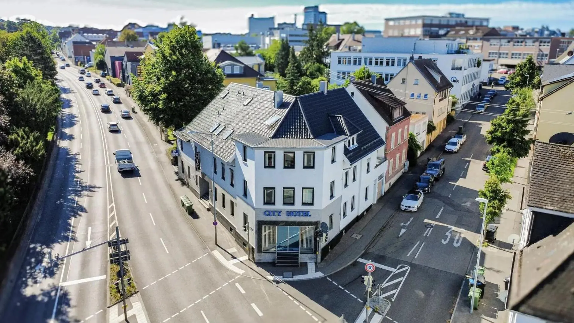 Property building in City Hotel