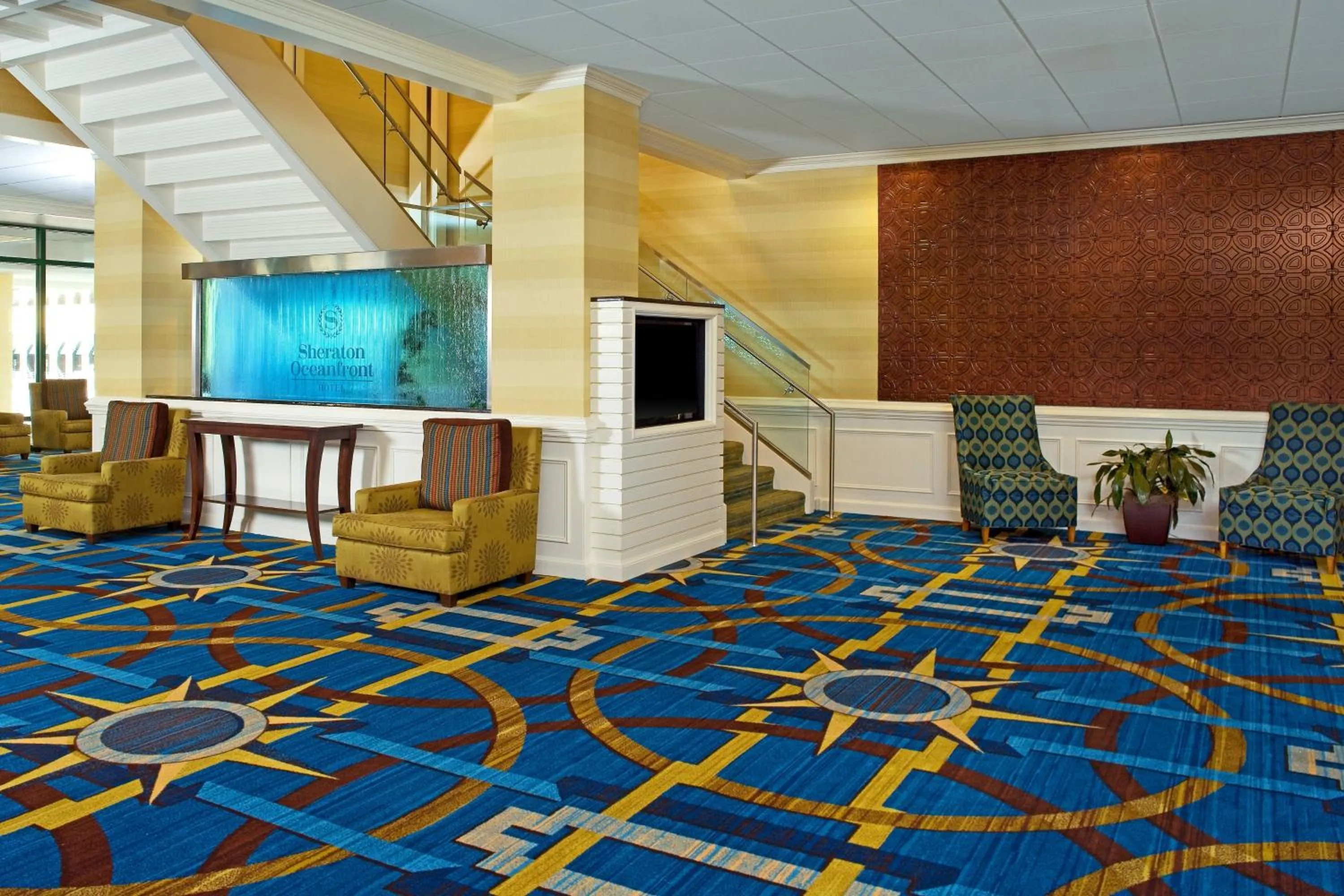 Lobby or reception in Sheraton Oceanfront Hotel