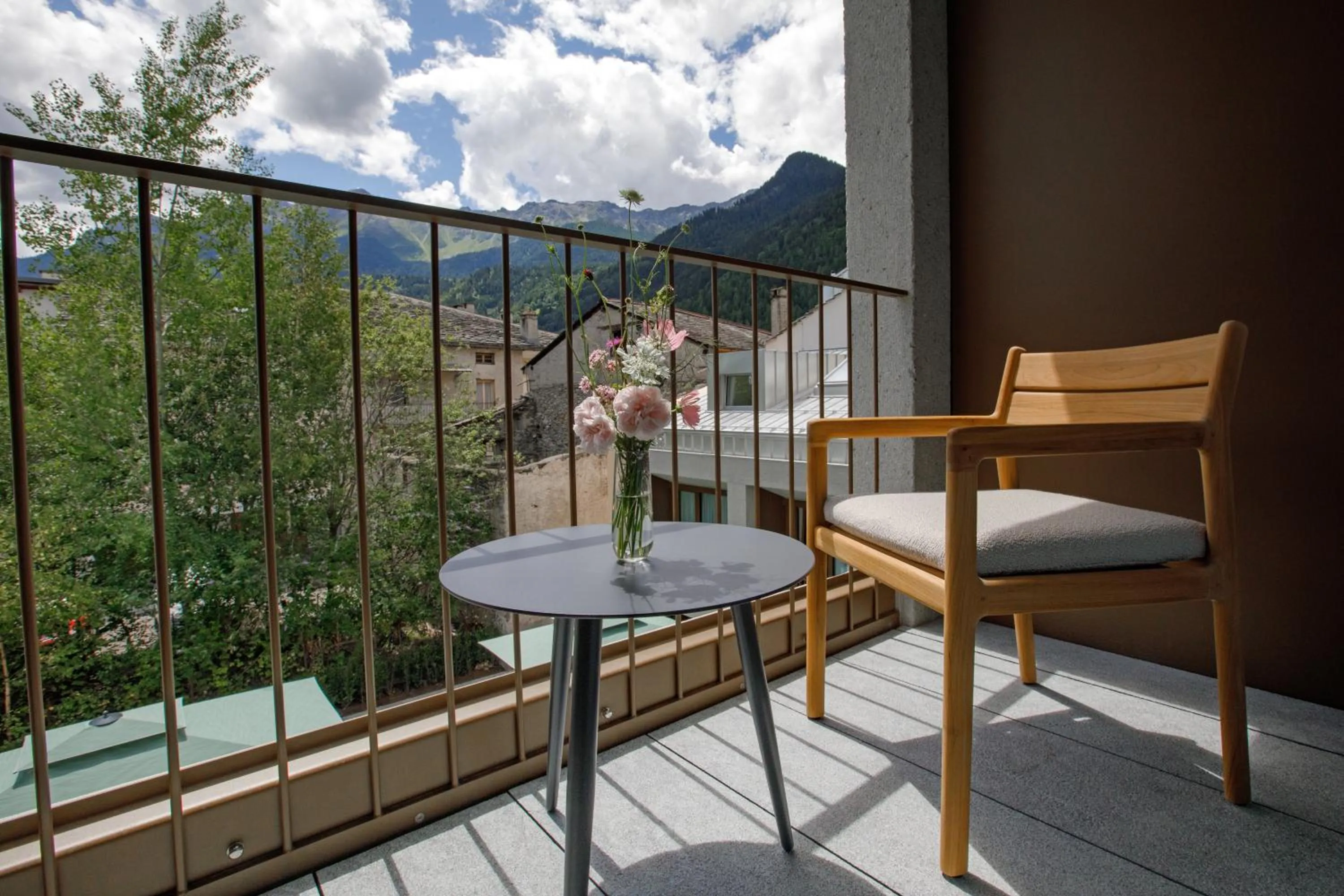 Balcony/Terrace in Hotel & SPA Croce Bianca