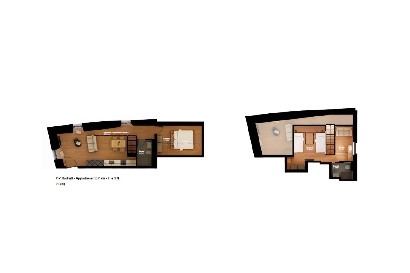 Floor plan in Hotel & SPA Croce Bianca