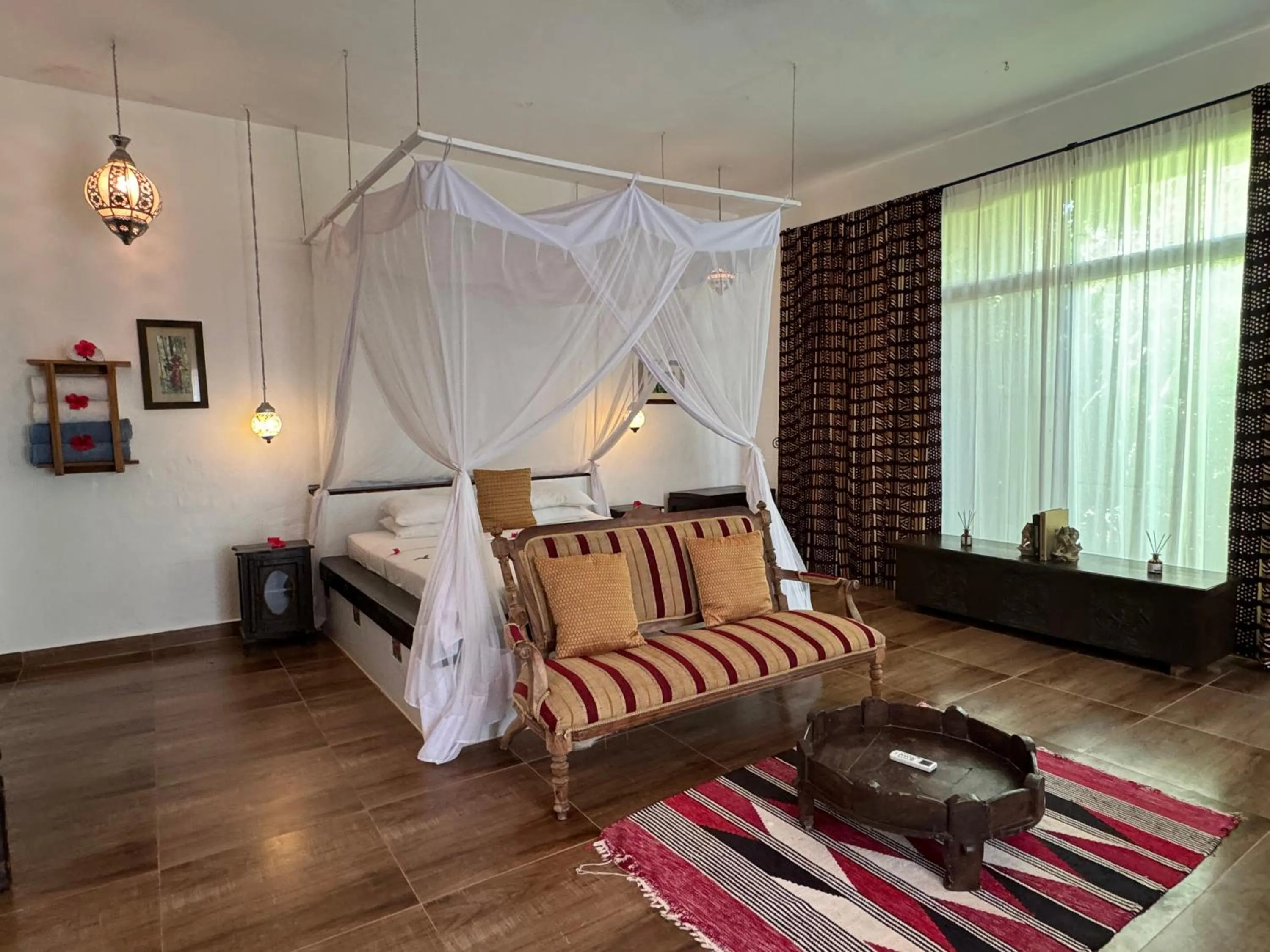 Bed in Jafferji Beach Retreat