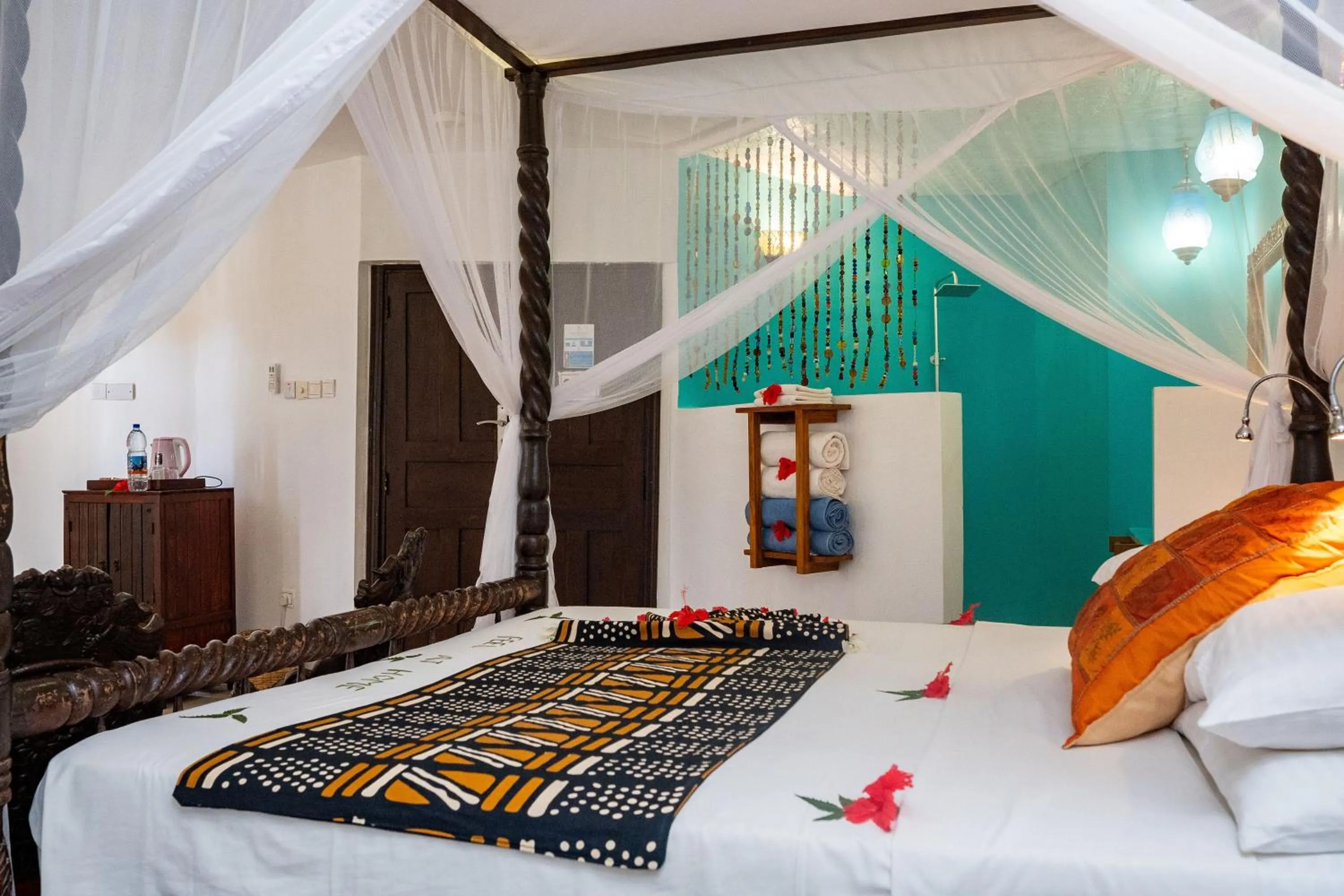 Bed in Jafferji Beach Retreat
