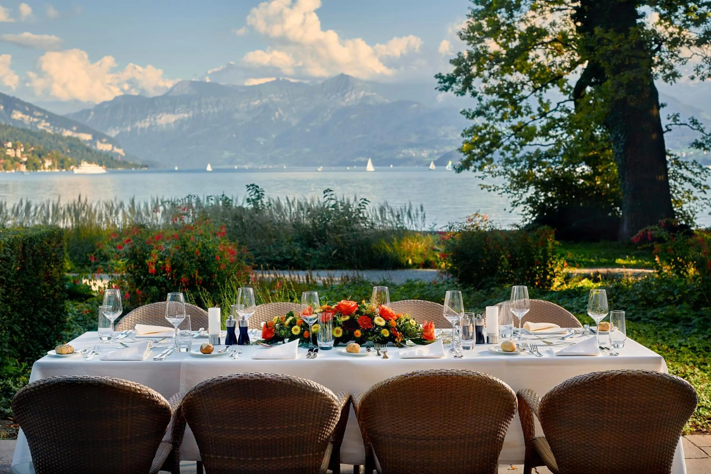 Balcony/Terrace in Hotel Seepark Thun
