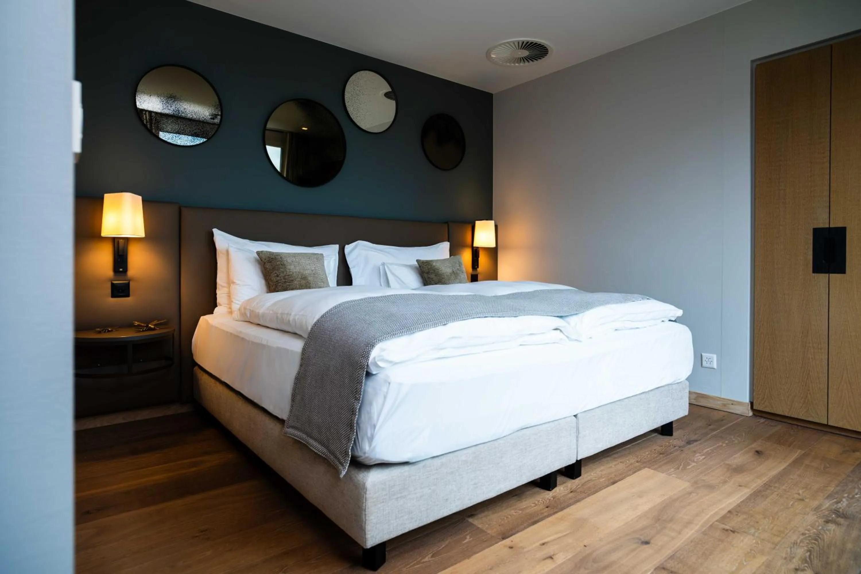 Bed in Hotel Seepark Thun