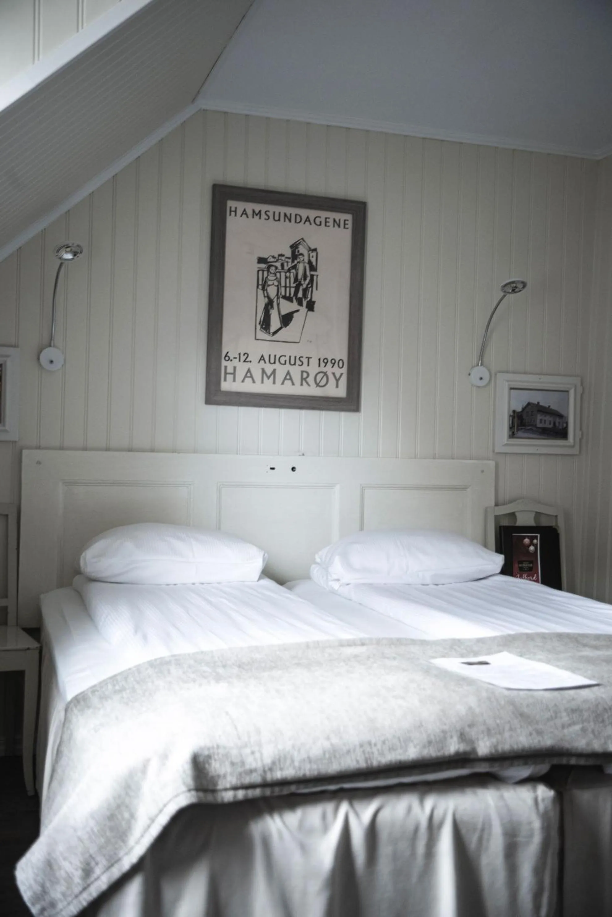 Bed in Hotel Tanum Gestgifveri