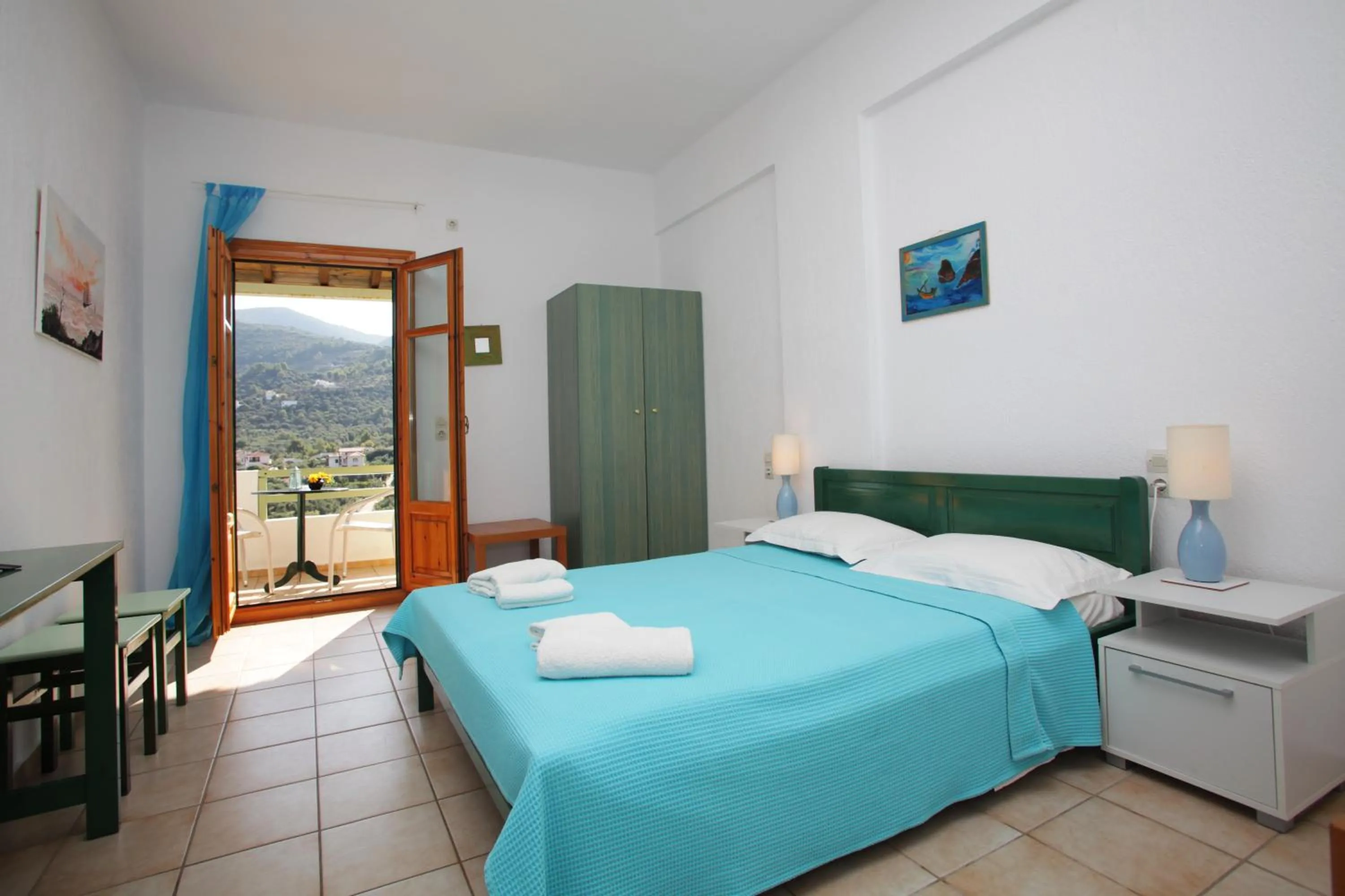 Bedroom, Bed in Liofoto