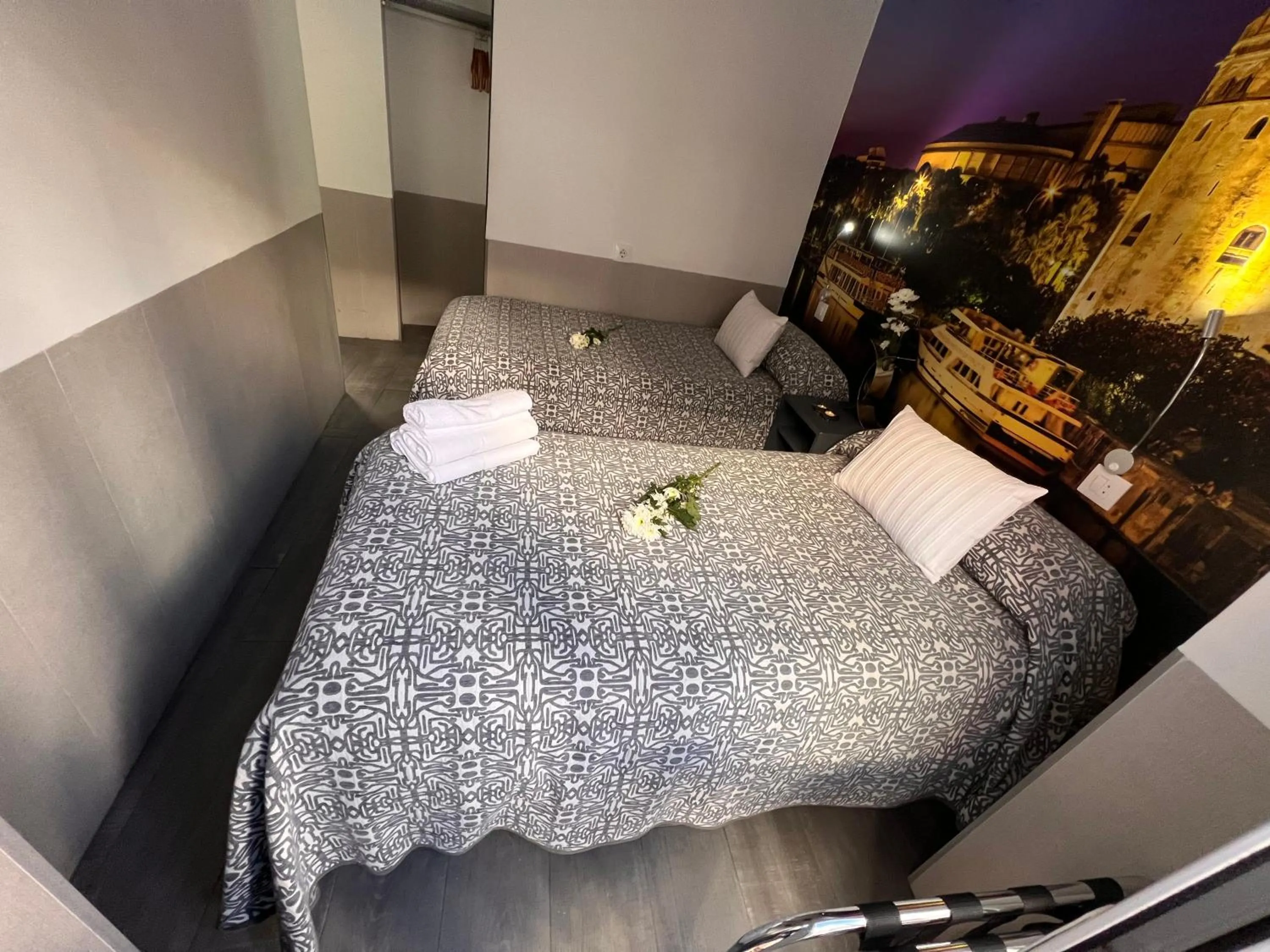 Bed in Hostal Paco´s