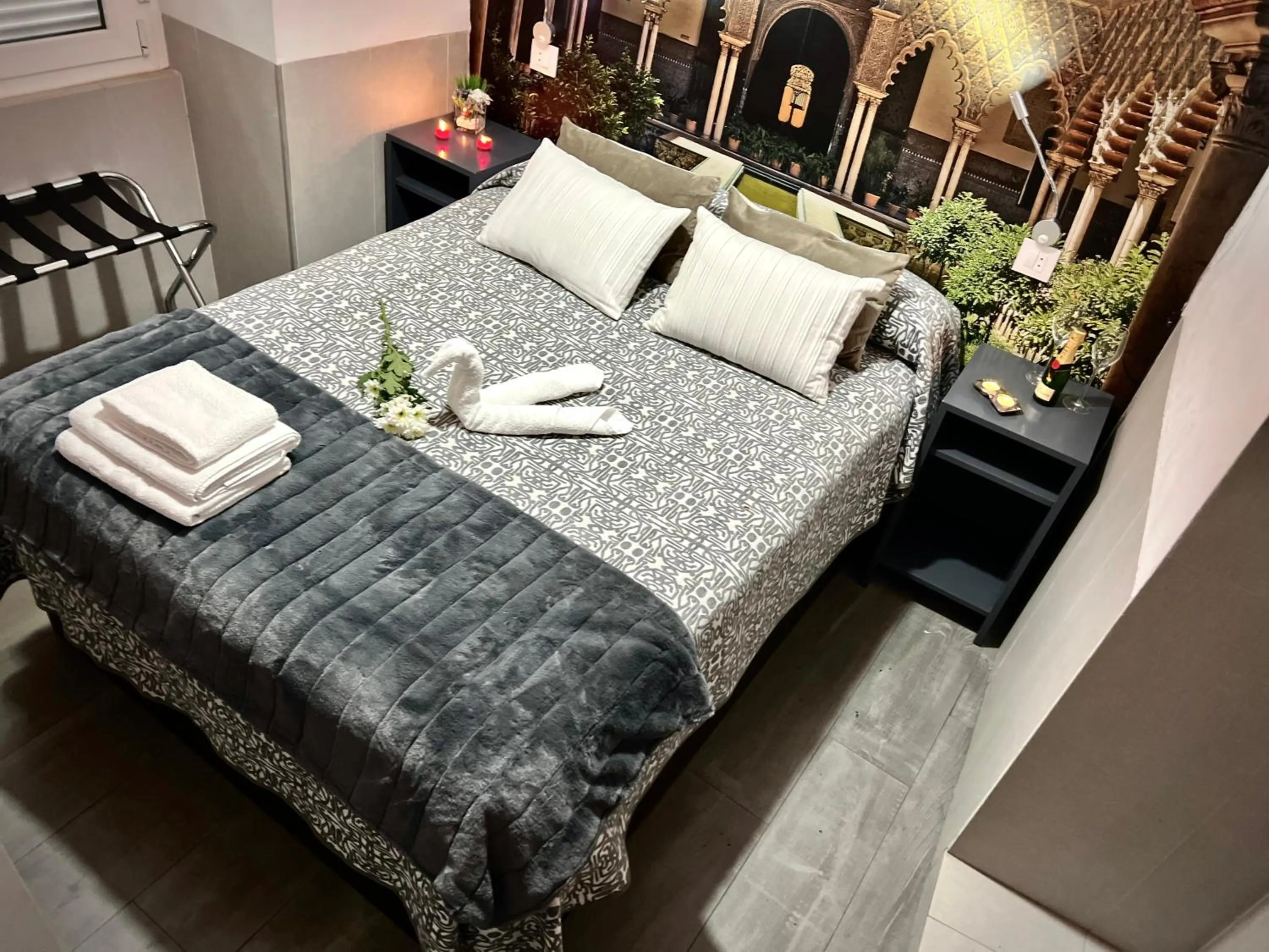 Bed in Hostal Paco´s