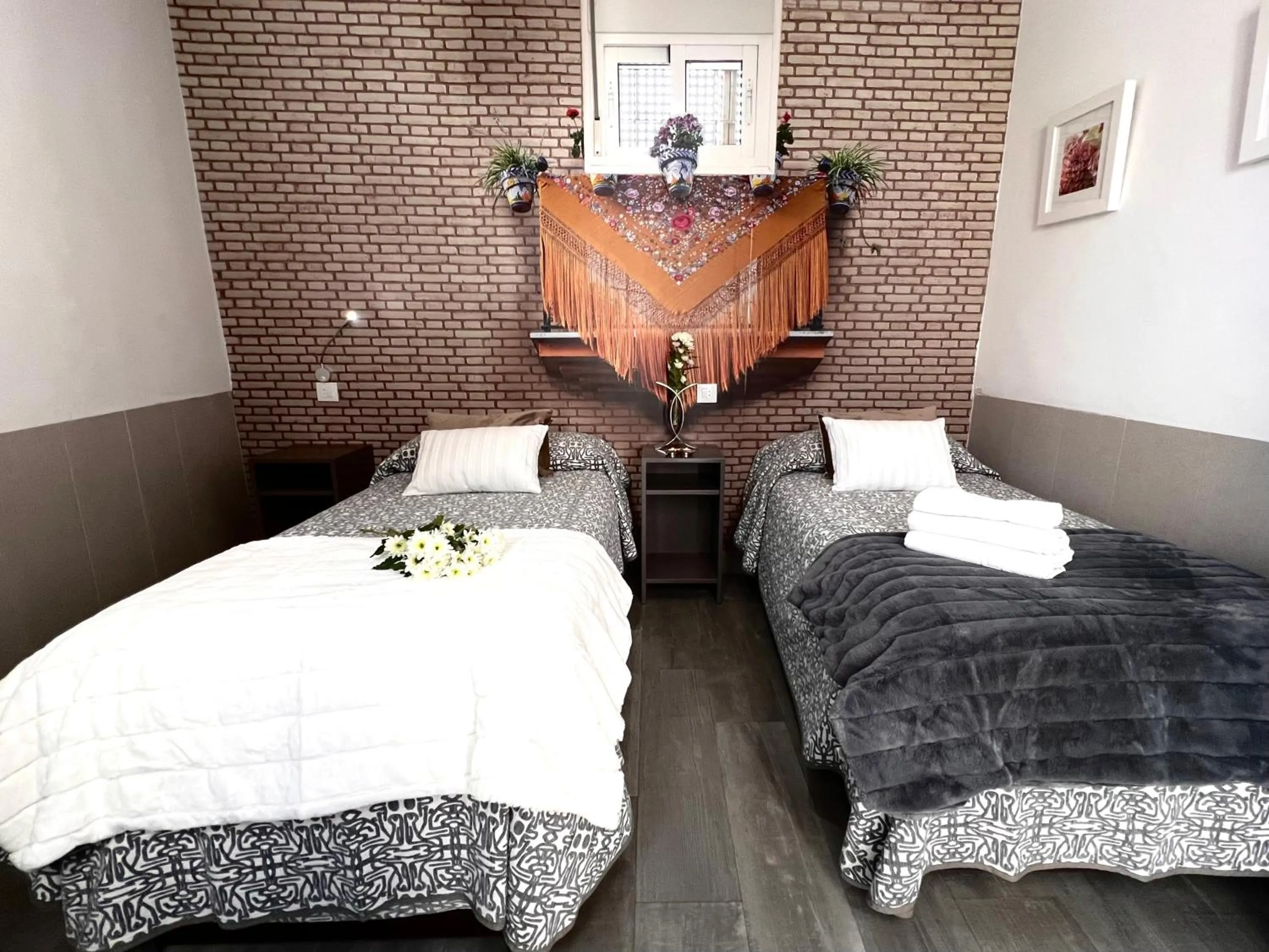 Bed in Hostal Paco´s