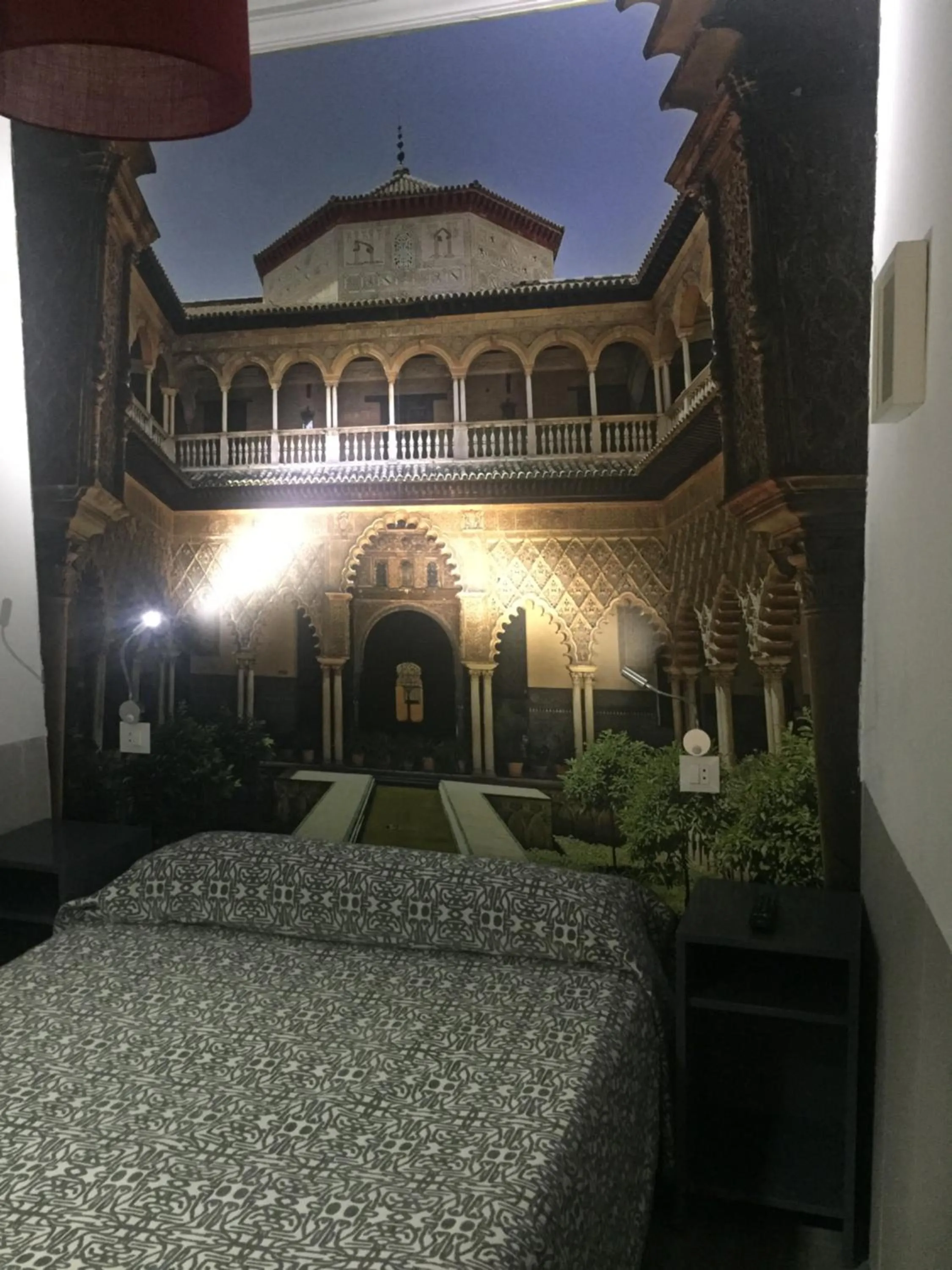 Bed in Hostal Paco´s