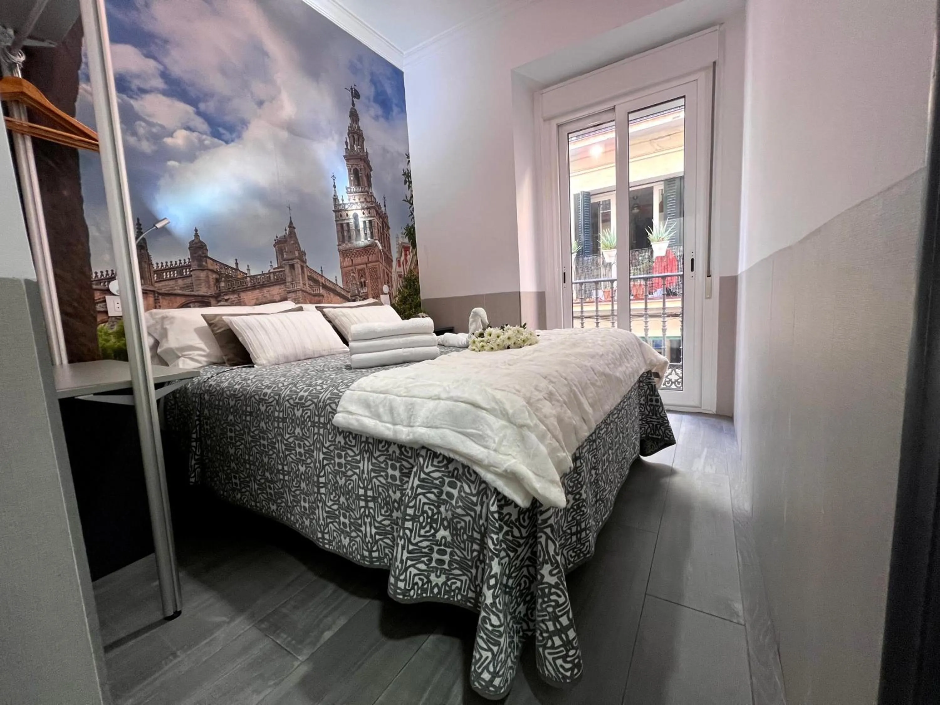 Bed in Hostal Paco´s