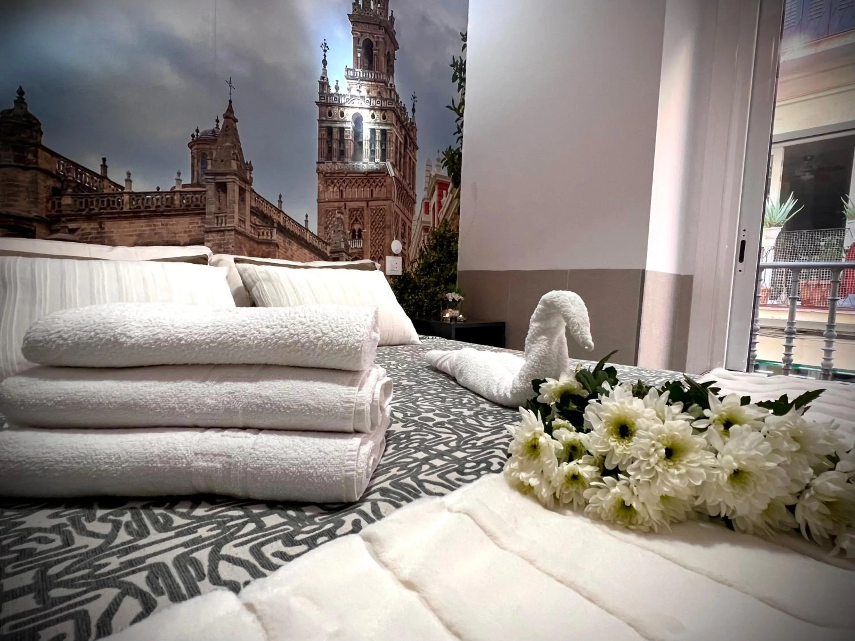 Bed in Hostal Paco´s