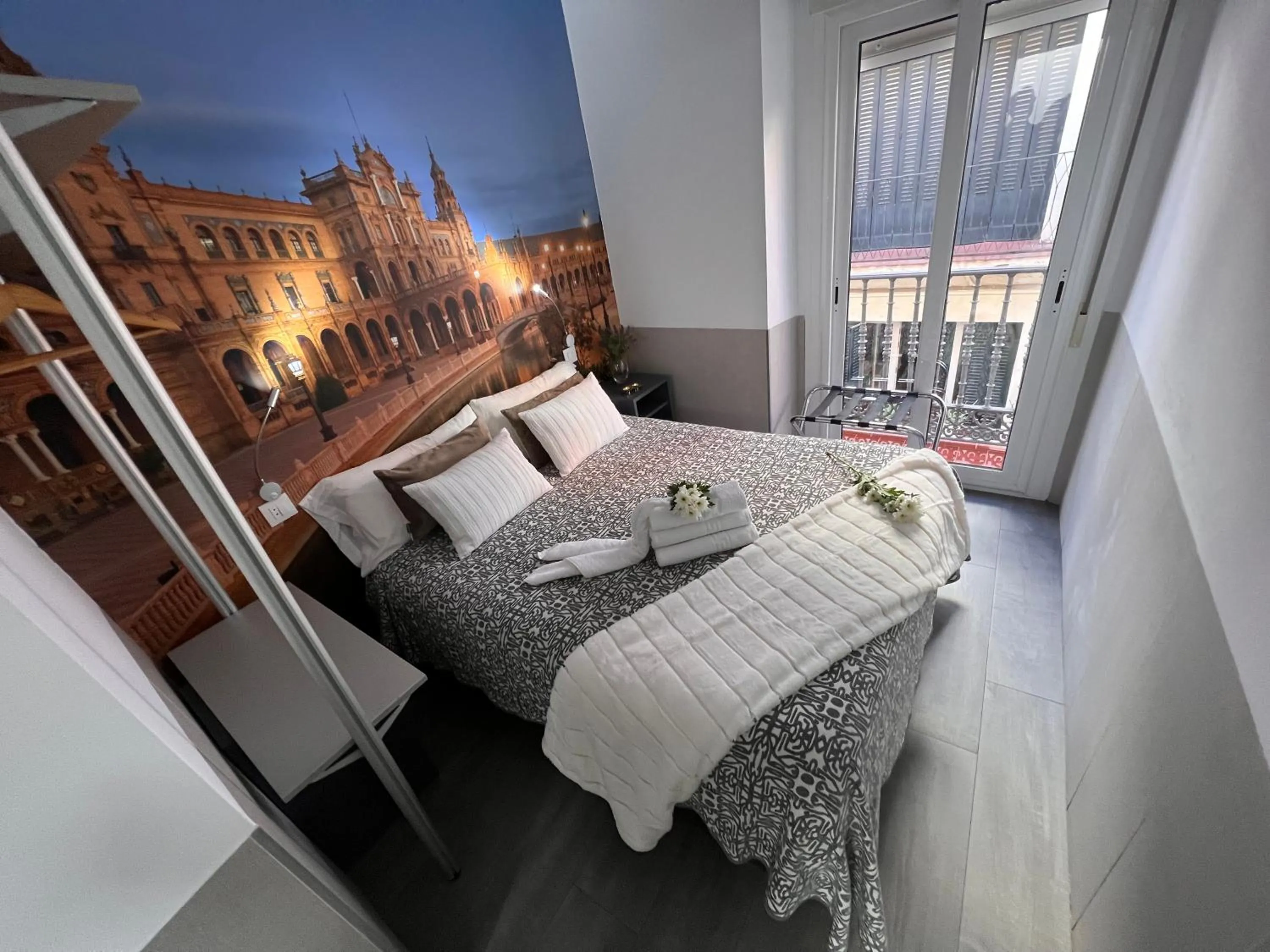 Bed in Hostal Paco´s