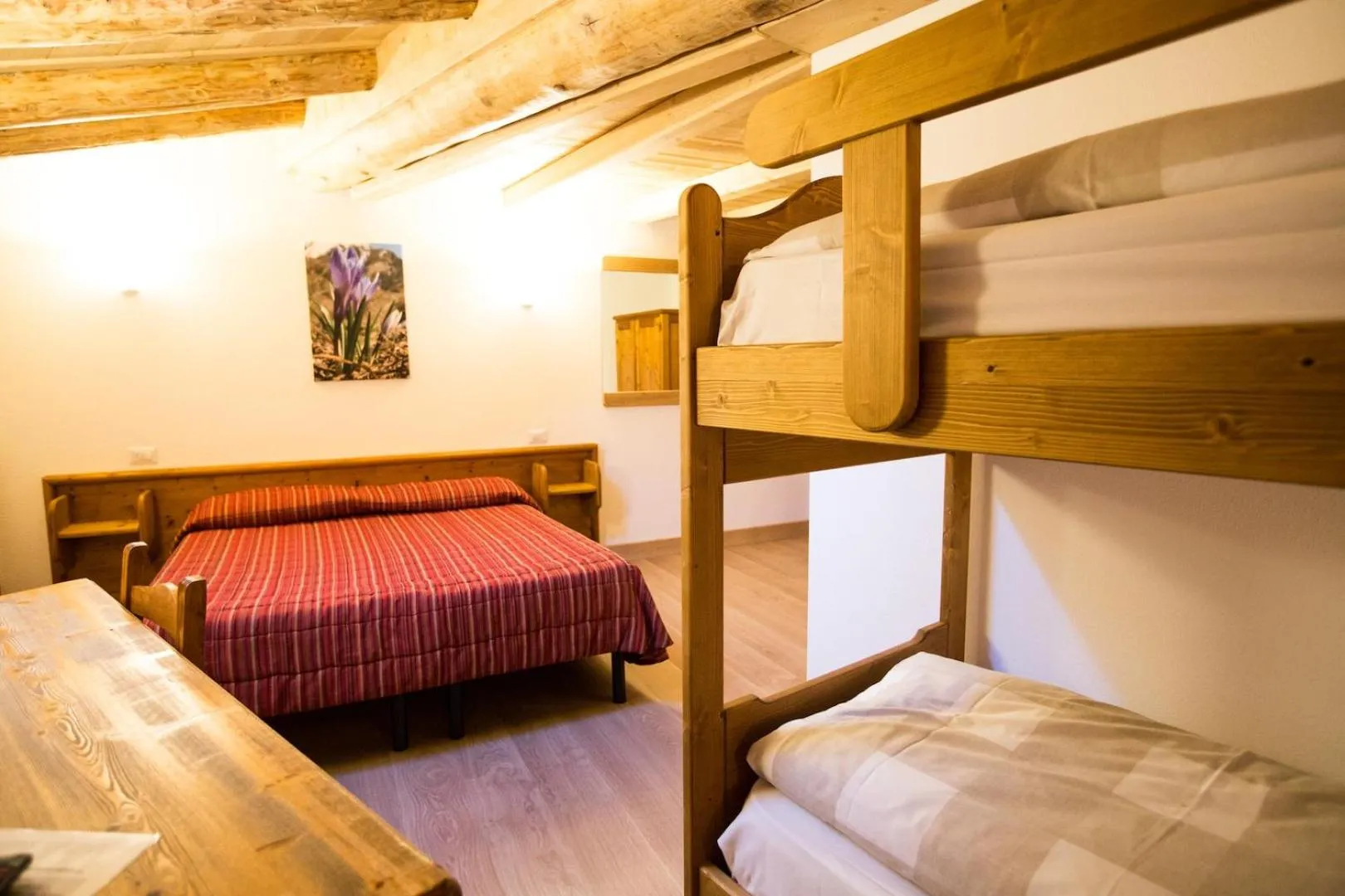 Decorative detail, Bed in Hotel Restaurant La Barme