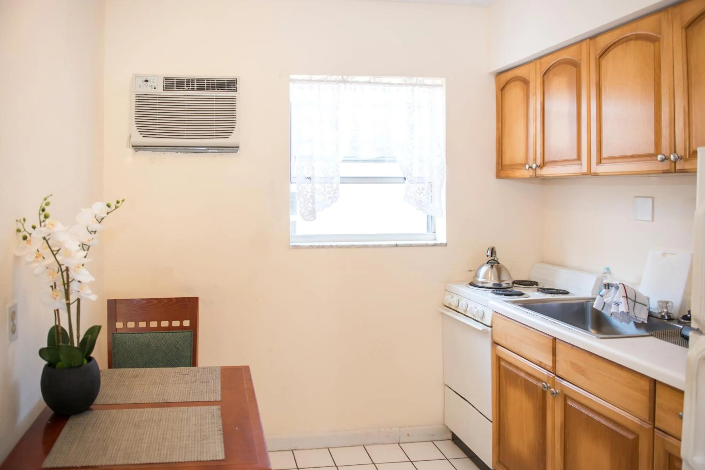 Kitchen or kitchenette in Shore Haven Resort Inn