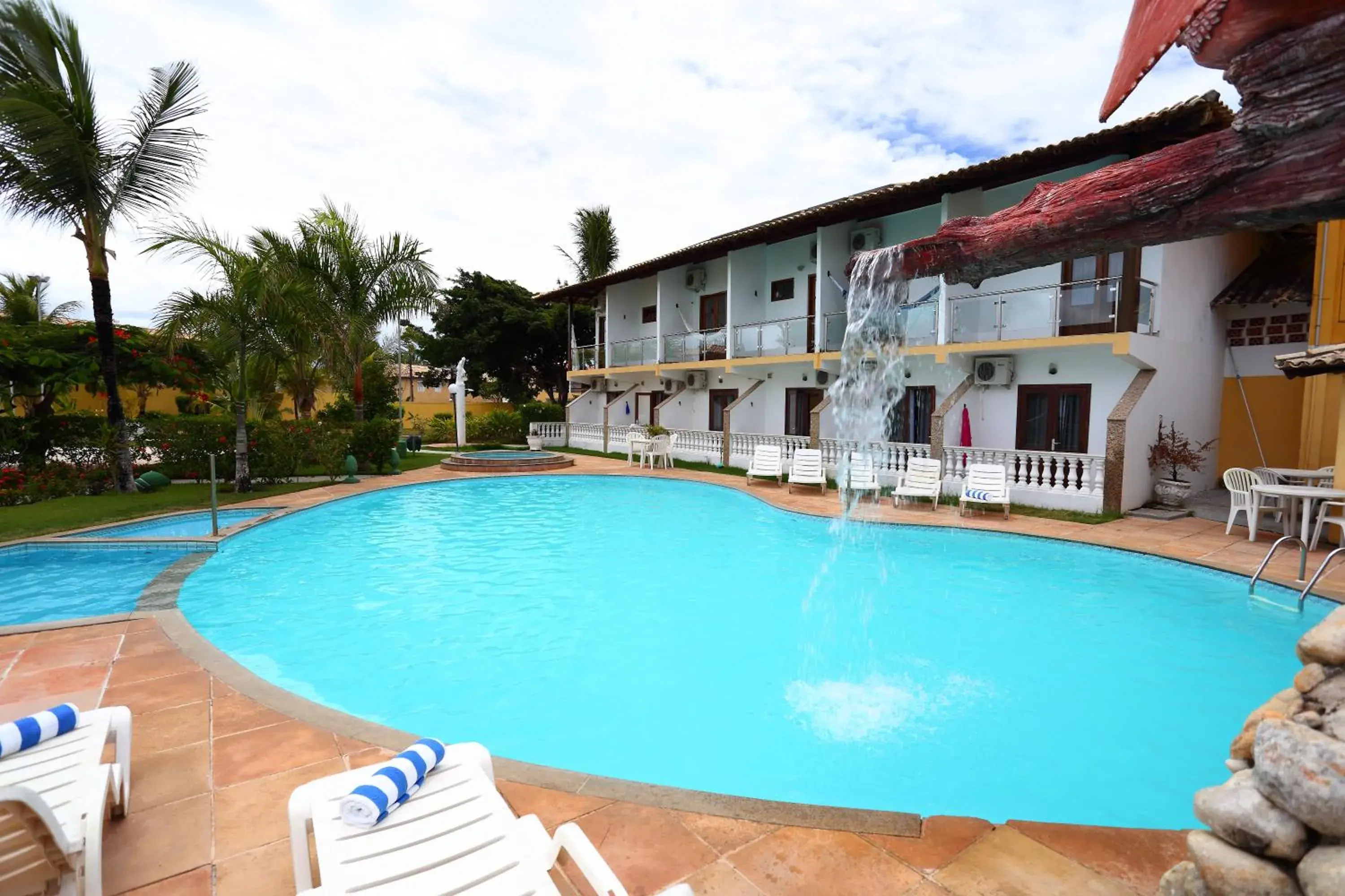 Pool view in Benko´s Praia Hotel Pool view in Benko´s Praia Hotel