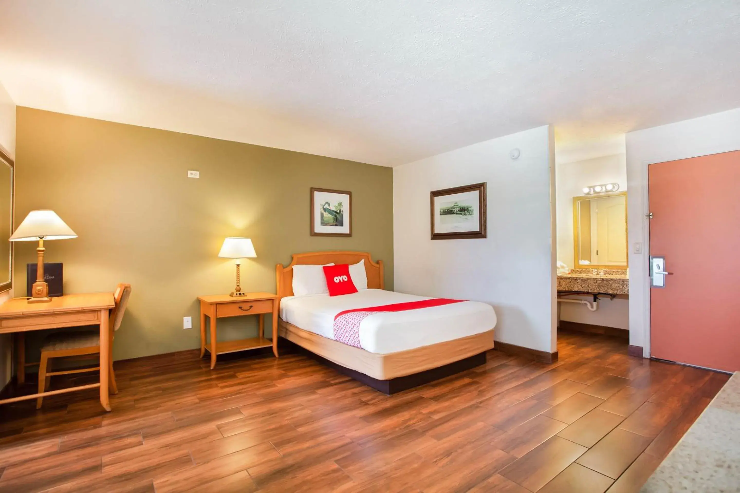 Bedroom, Bed in OYO Waterfront Hotel- Cape Coral Fort Myers, FL