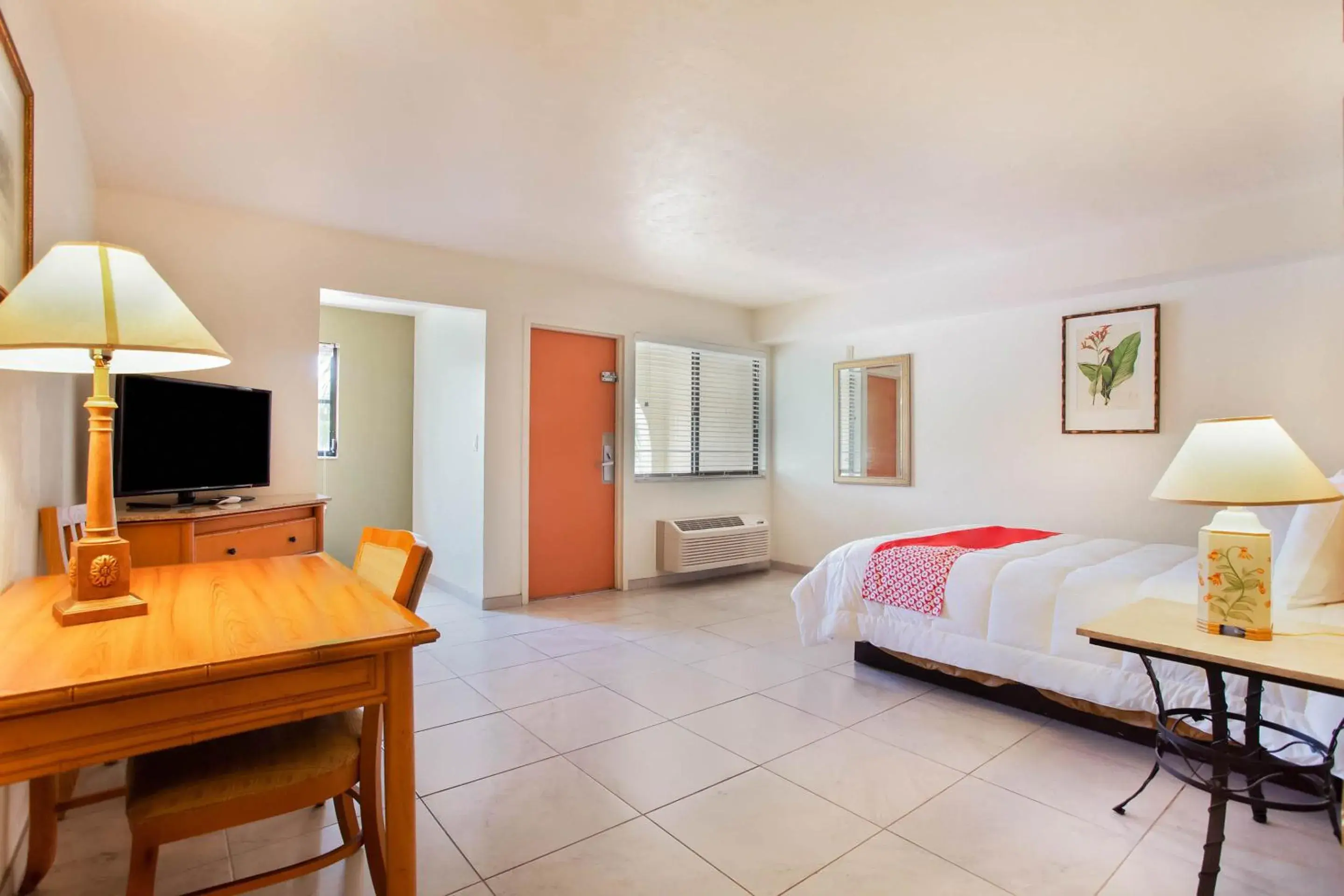 Bedroom, Bed in OYO Waterfront Hotel- Cape Coral Fort Myers, FL