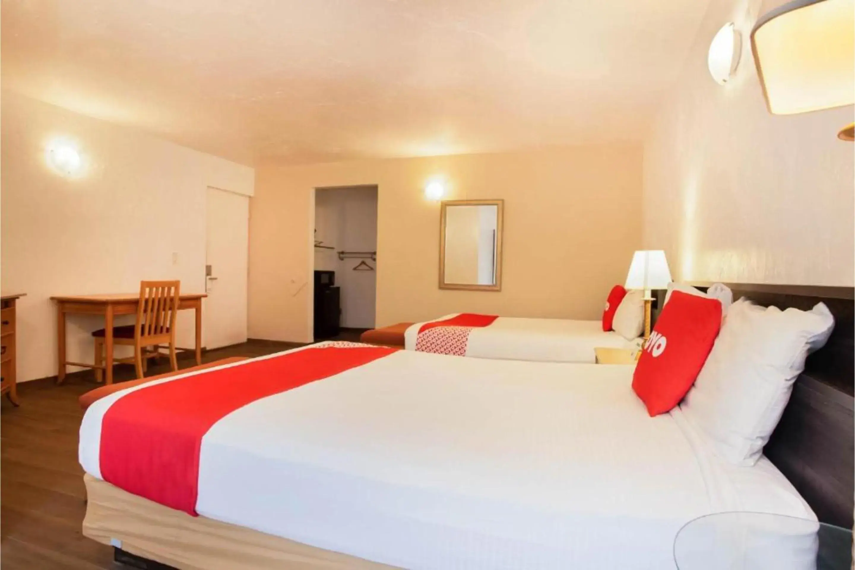 Bedroom, Bed in OYO Waterfront Hotel- Cape Coral Fort Myers, FL Bedroom, Bed in OYO Waterfront Hotel- Cape Coral Fort Myers, FL