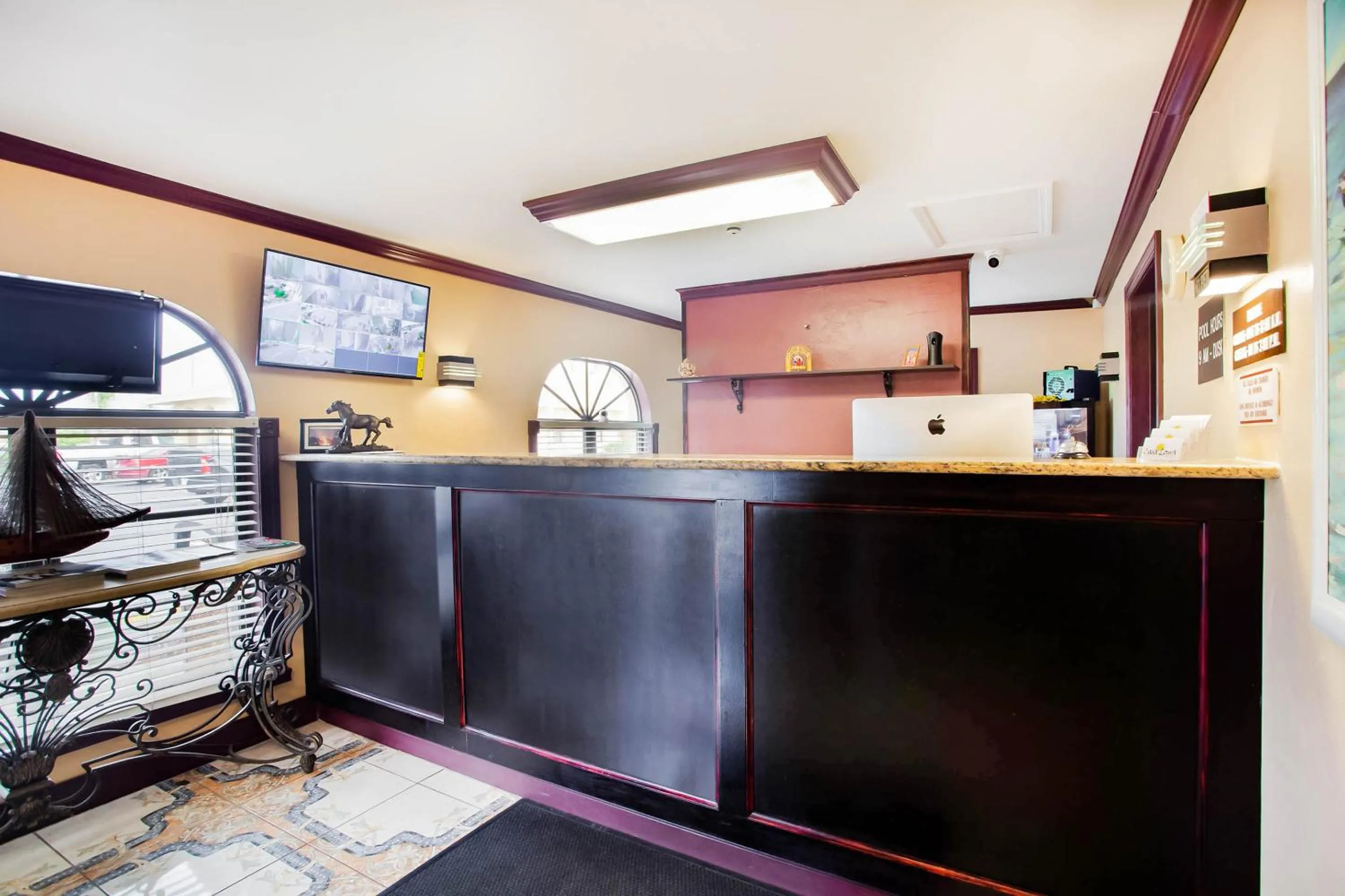 Lobby or reception in OYO Waterfront Hotel- Cape Coral Fort Myers, FL