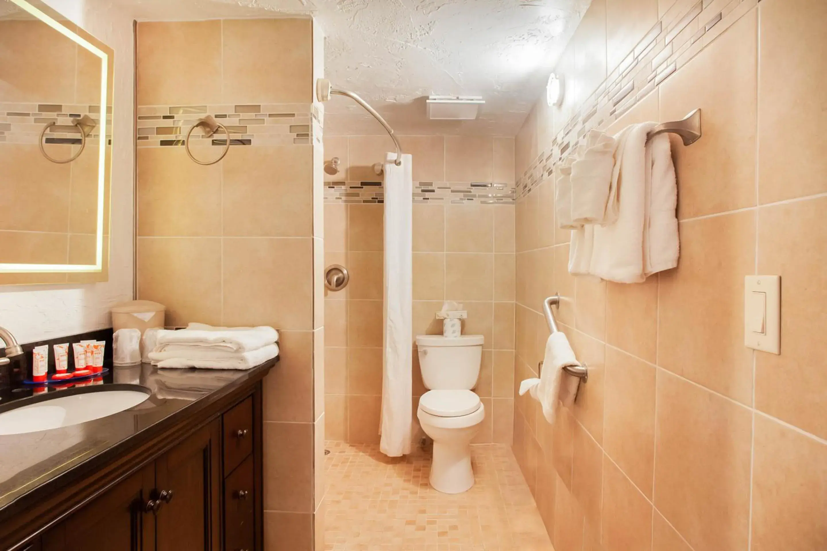 Toilet, Bathroom in OYO Waterfront Hotel- Cape Coral Fort Myers, FL