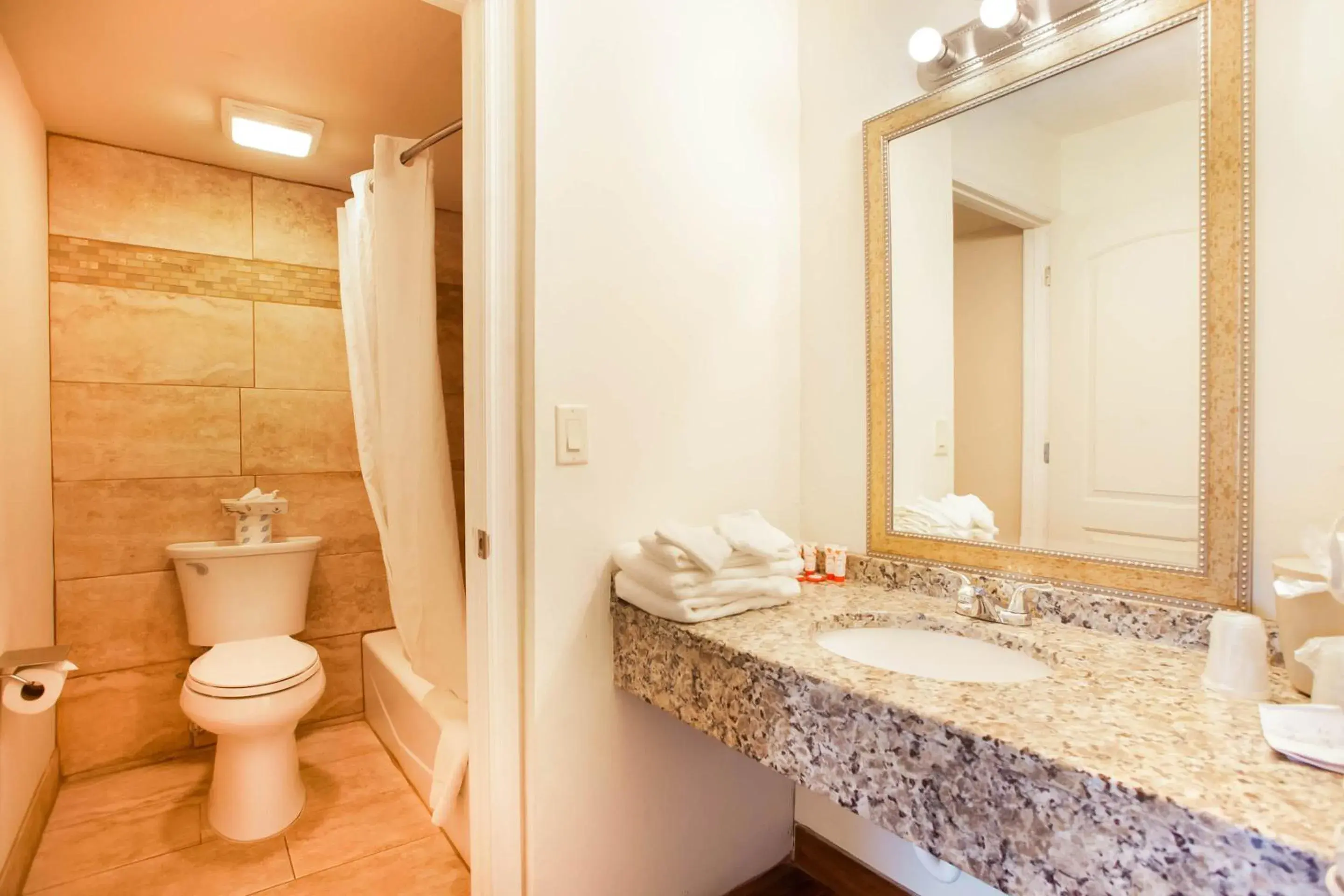 Bathroom in OYO Waterfront Hotel- Cape Coral Fort Myers, FL