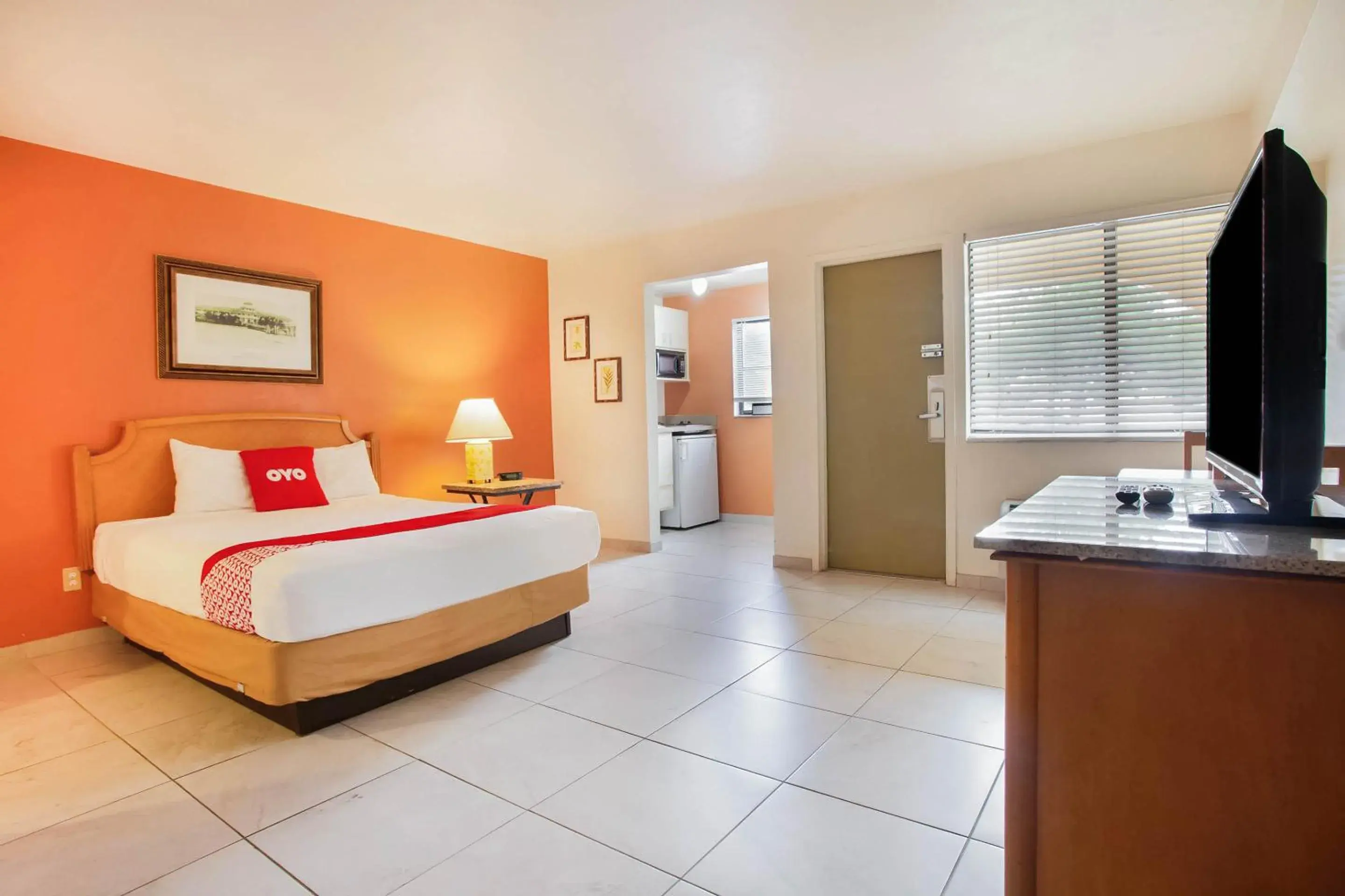 Bedroom, Bed in OYO Waterfront Hotel- Cape Coral Fort Myers, FL