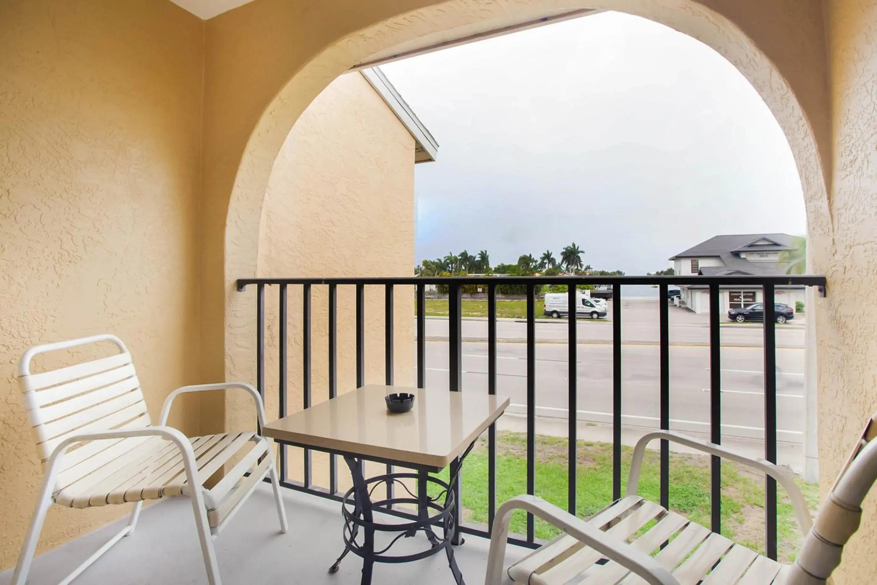 Balcony/Terrace in OYO Waterfront Hotel- Cape Coral Fort Myers, FL