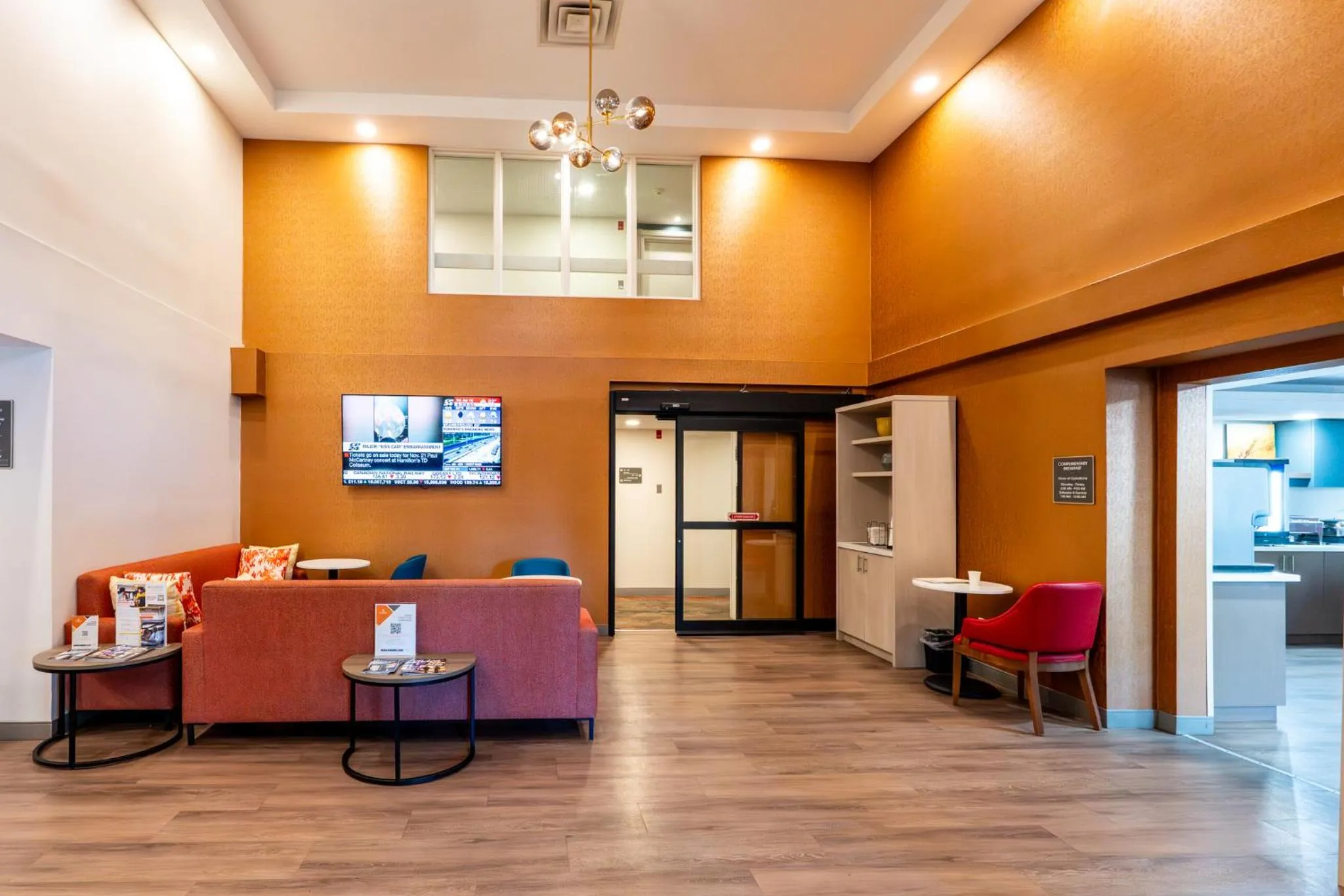 Lobby or reception in Comfort Suites