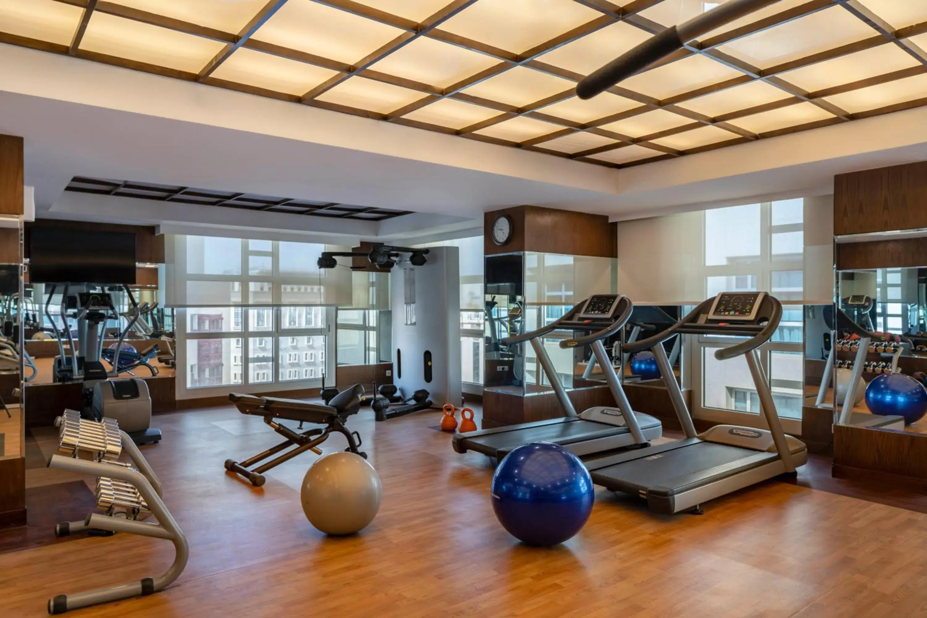 Fitness centre/facilities in Anwar Al Madinah Mövenpick Fitness centre/facilities in Anwar Al Madinah Mövenpick