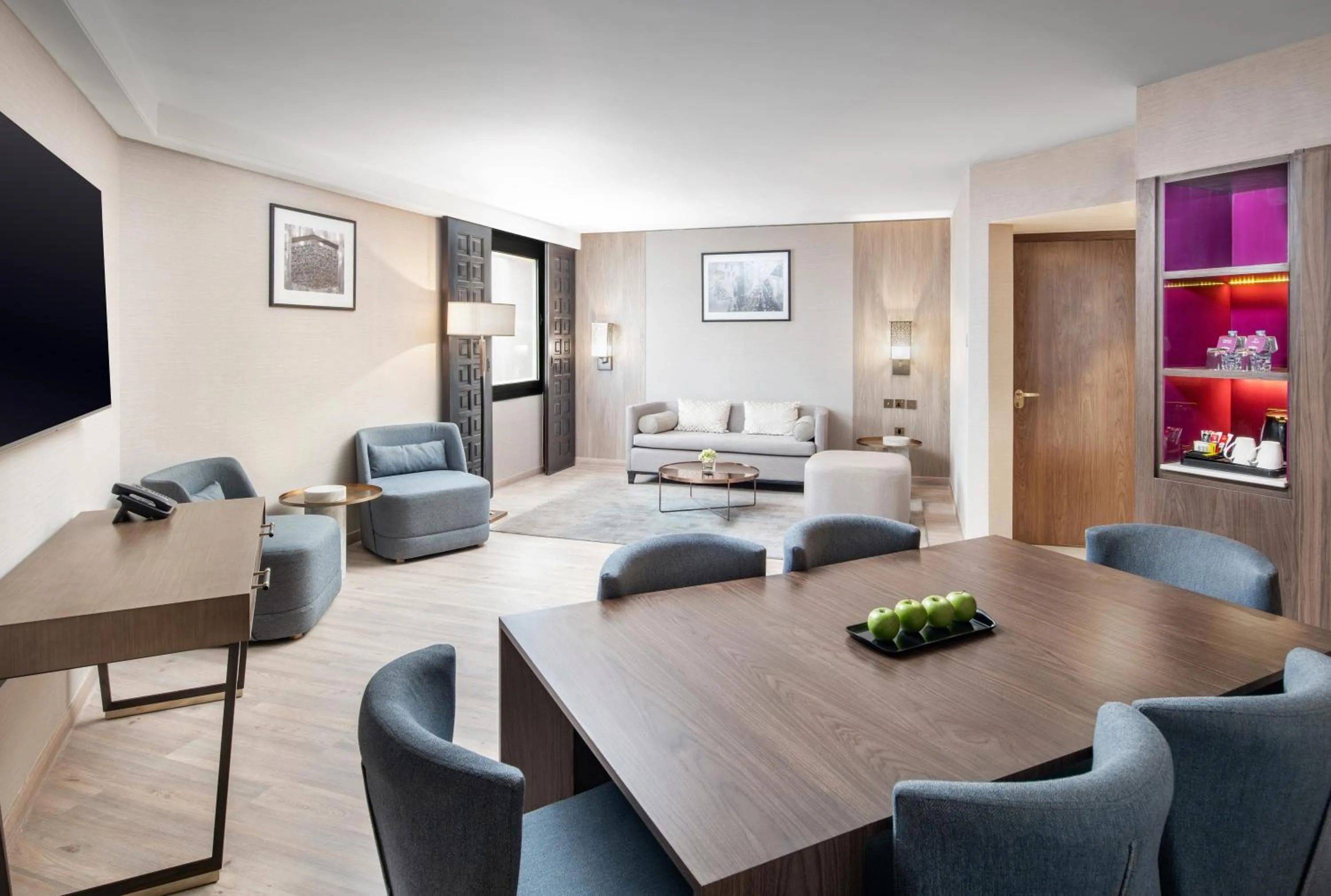 Seating area in Makarem Ajyad Makkah Hotel