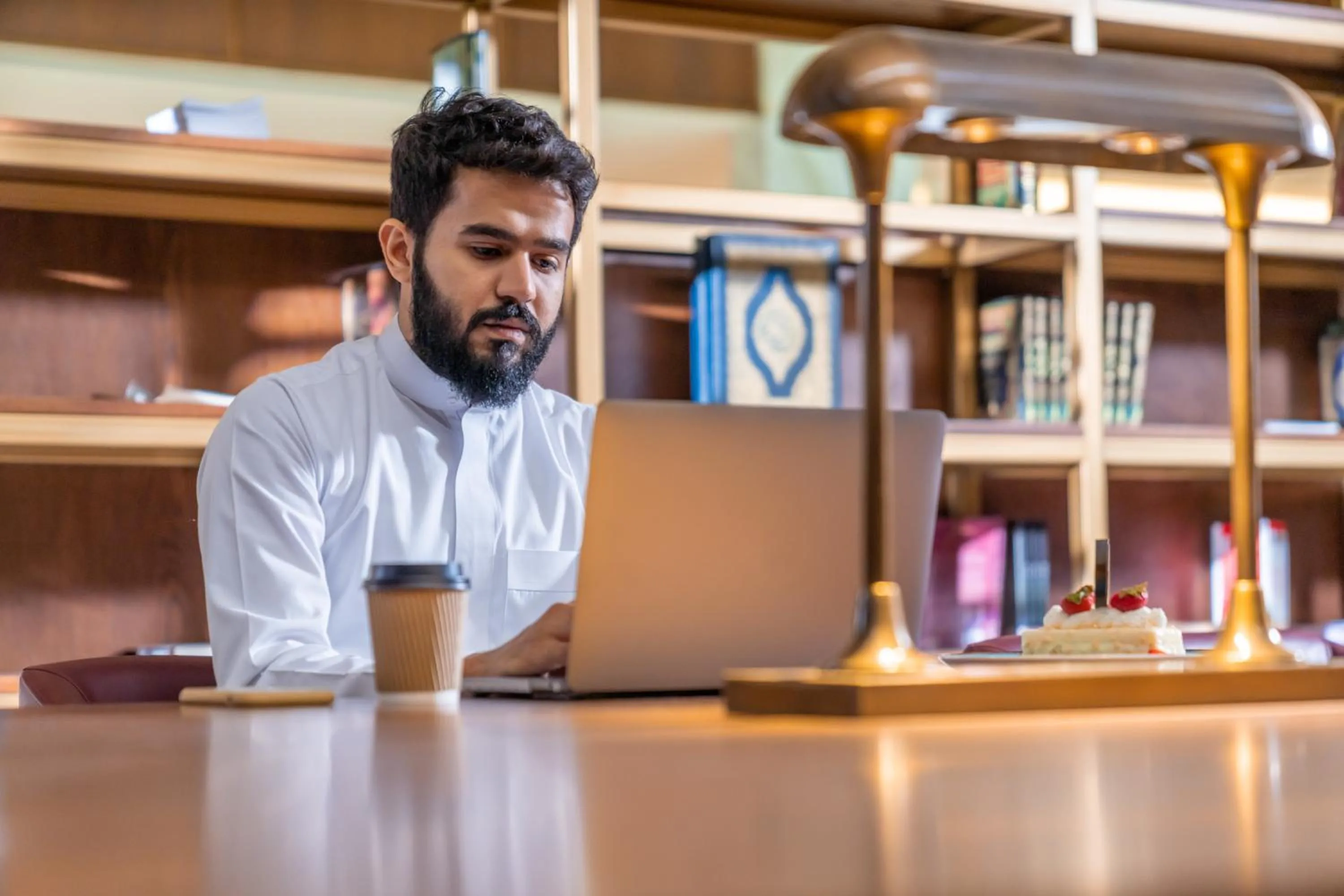 Library in Makarem Ajyad Makkah Hotel