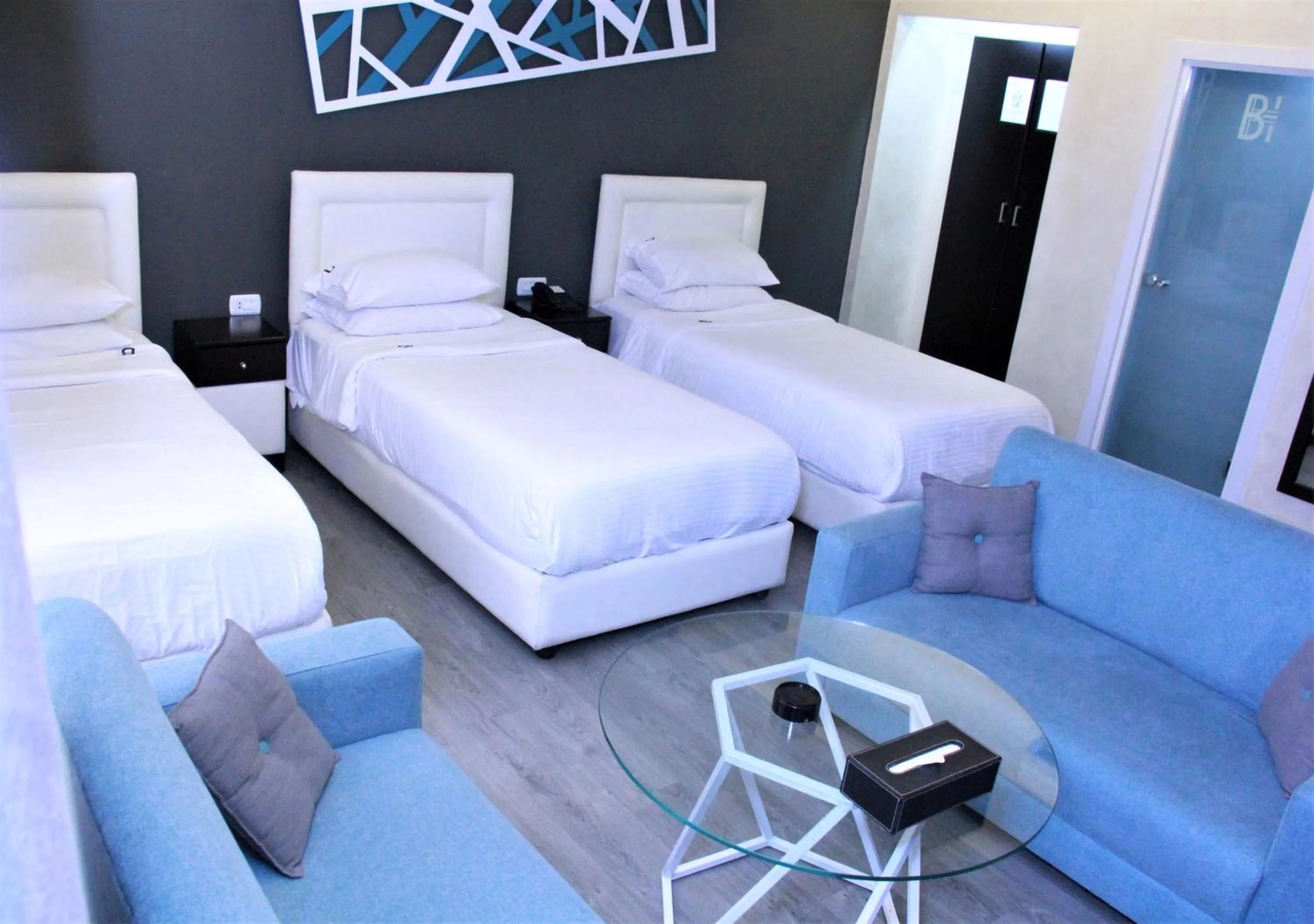 Photo of the whole room, Bed in Beverly Hotel Beirut