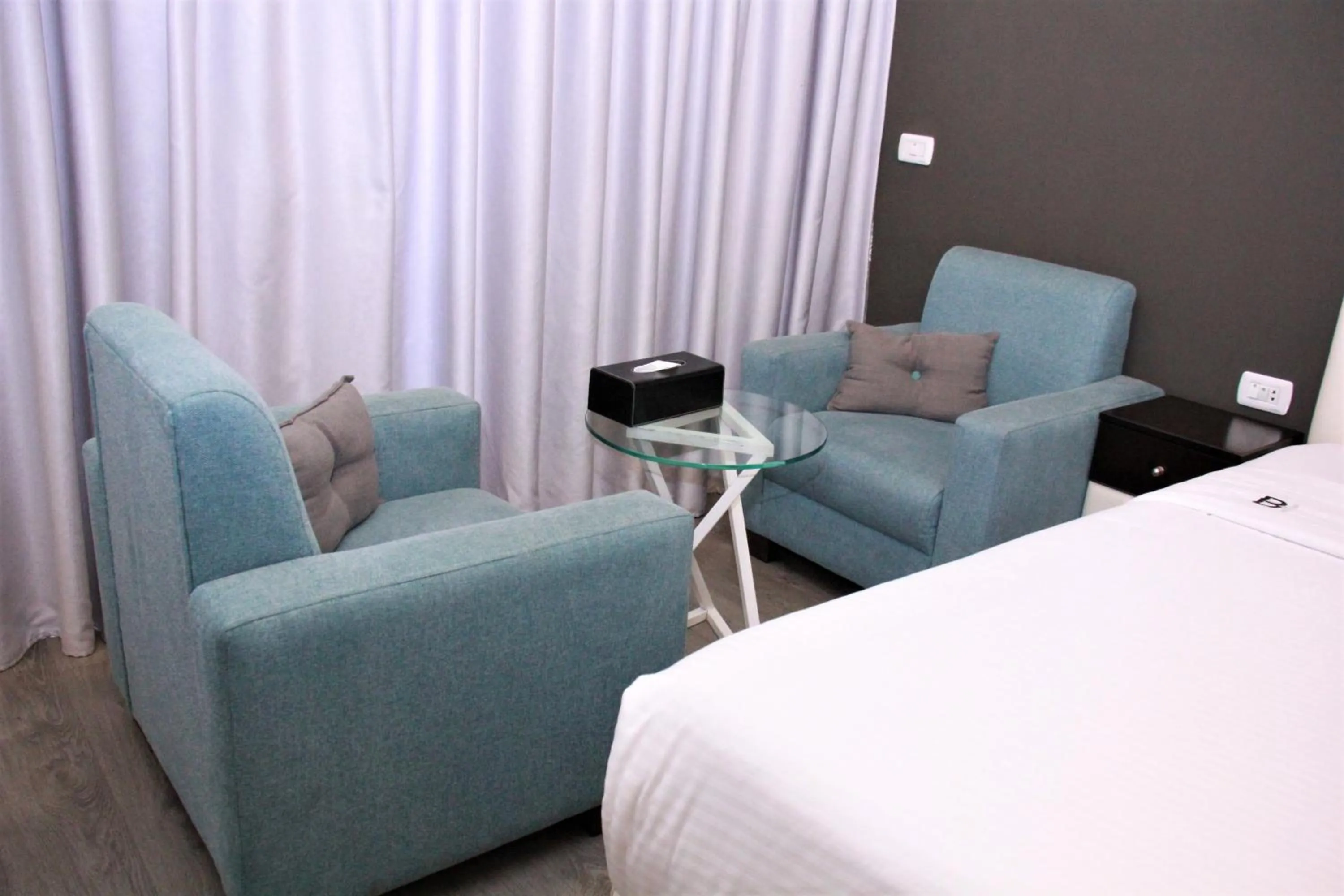 Seating area in Beverly Hotel Beirut