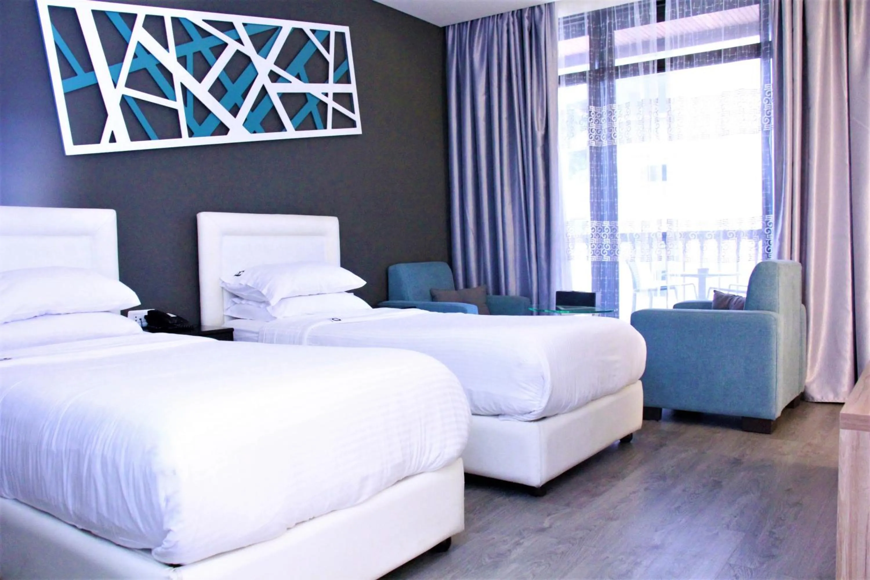 Photo of the whole room, Bed in Beverly Hotel Beirut