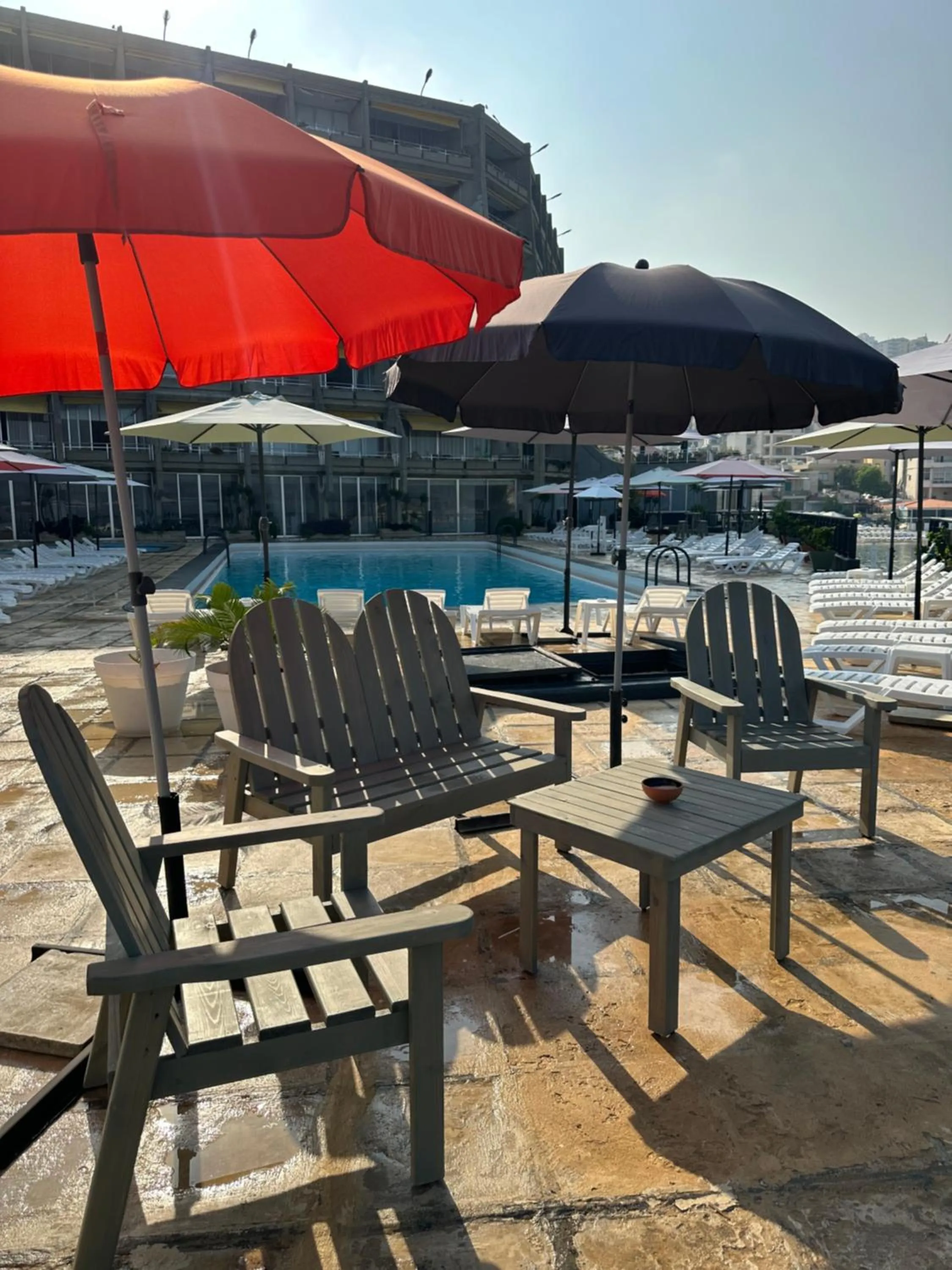 Pool view in St Paul Resort