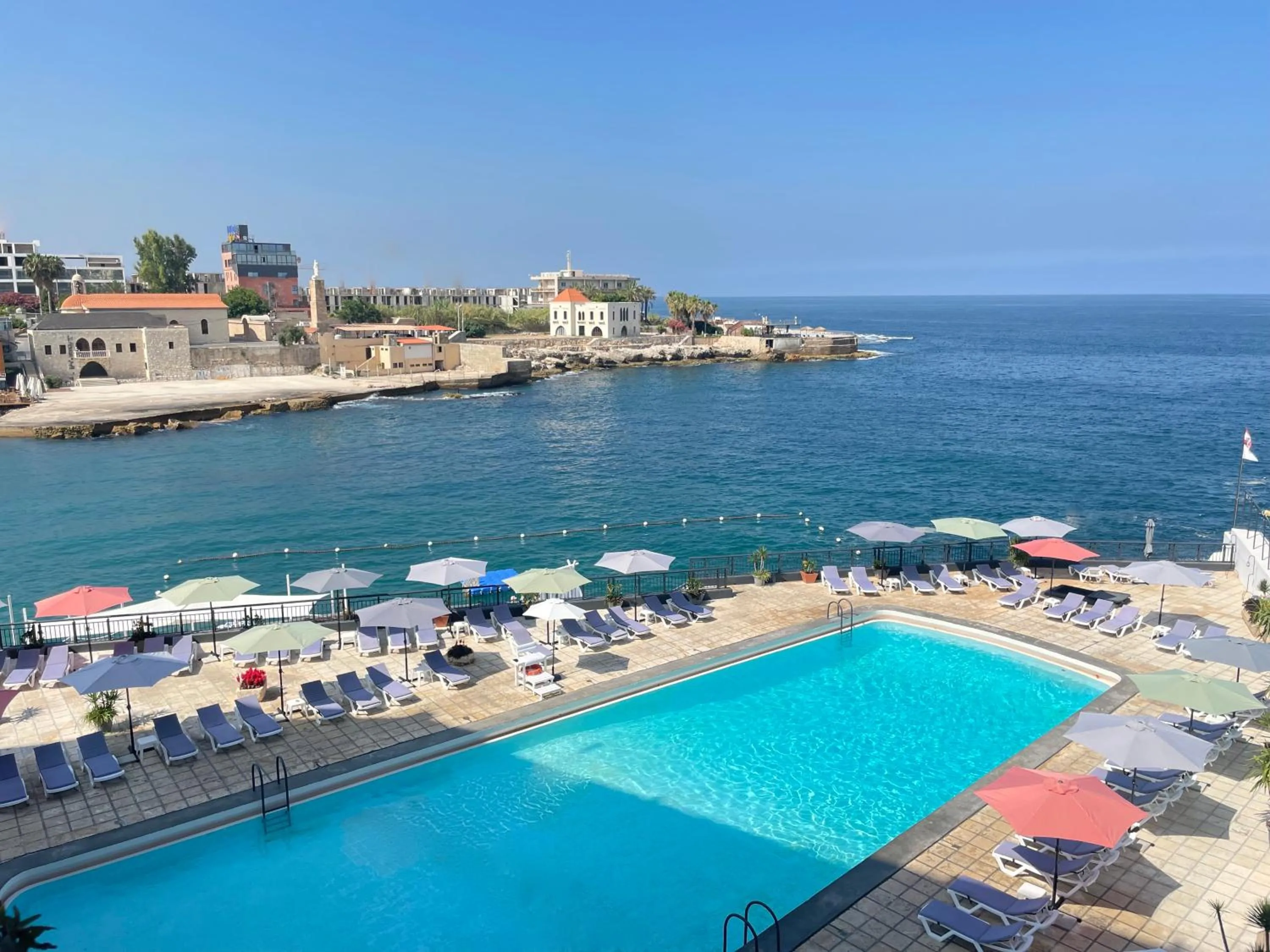 Pool view in St Paul Resort