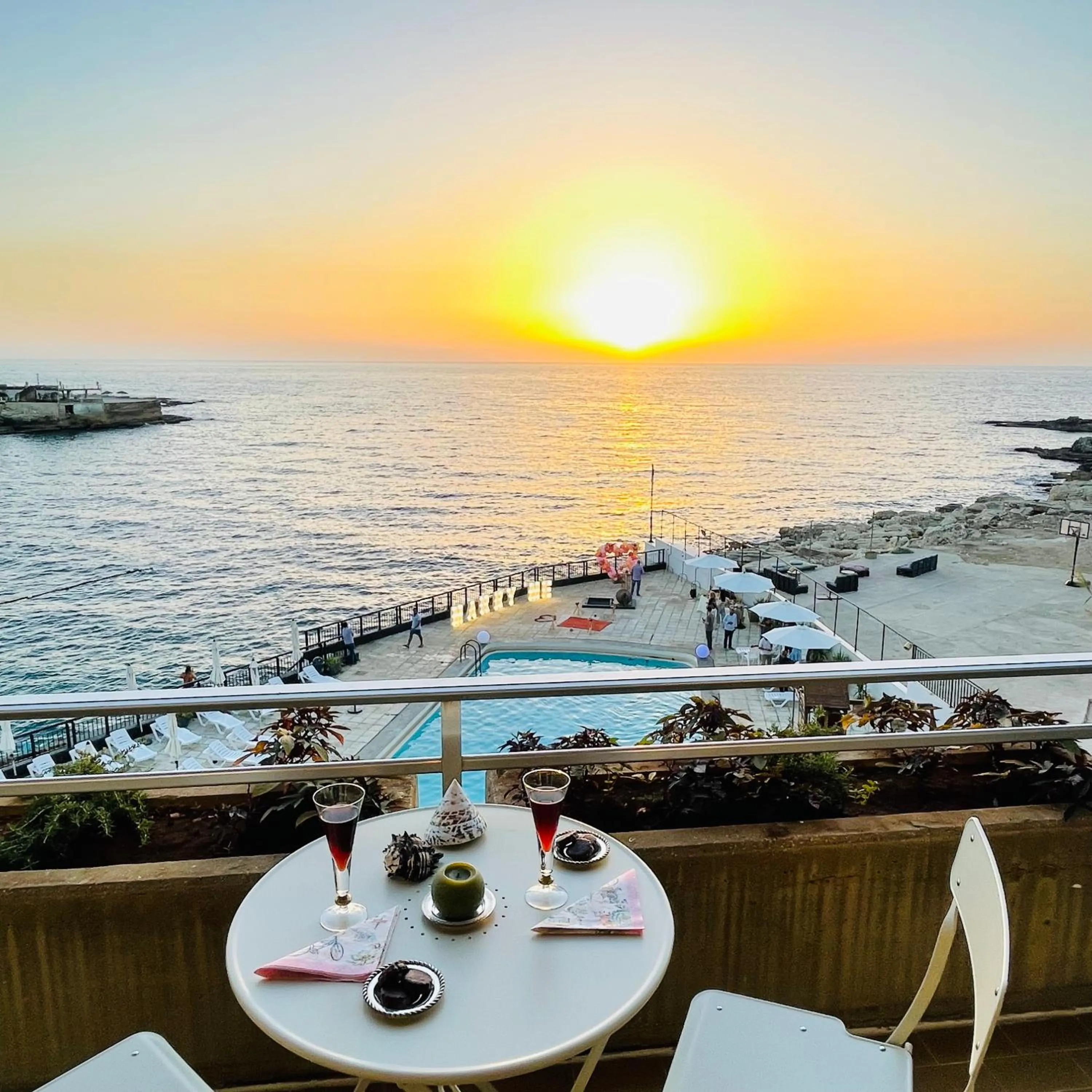 Sunset in St Paul Resort