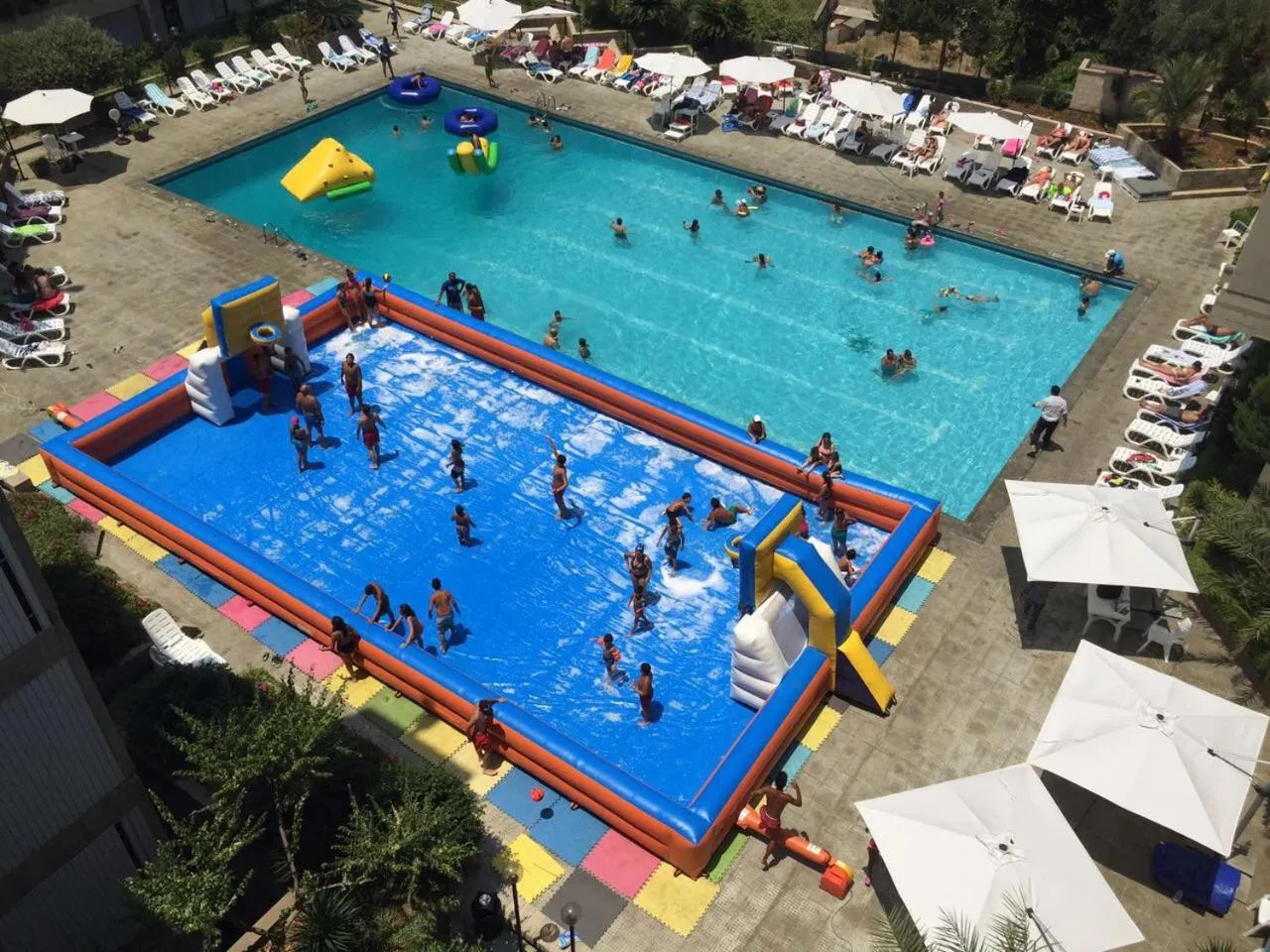 Pool view in St Paul Resort