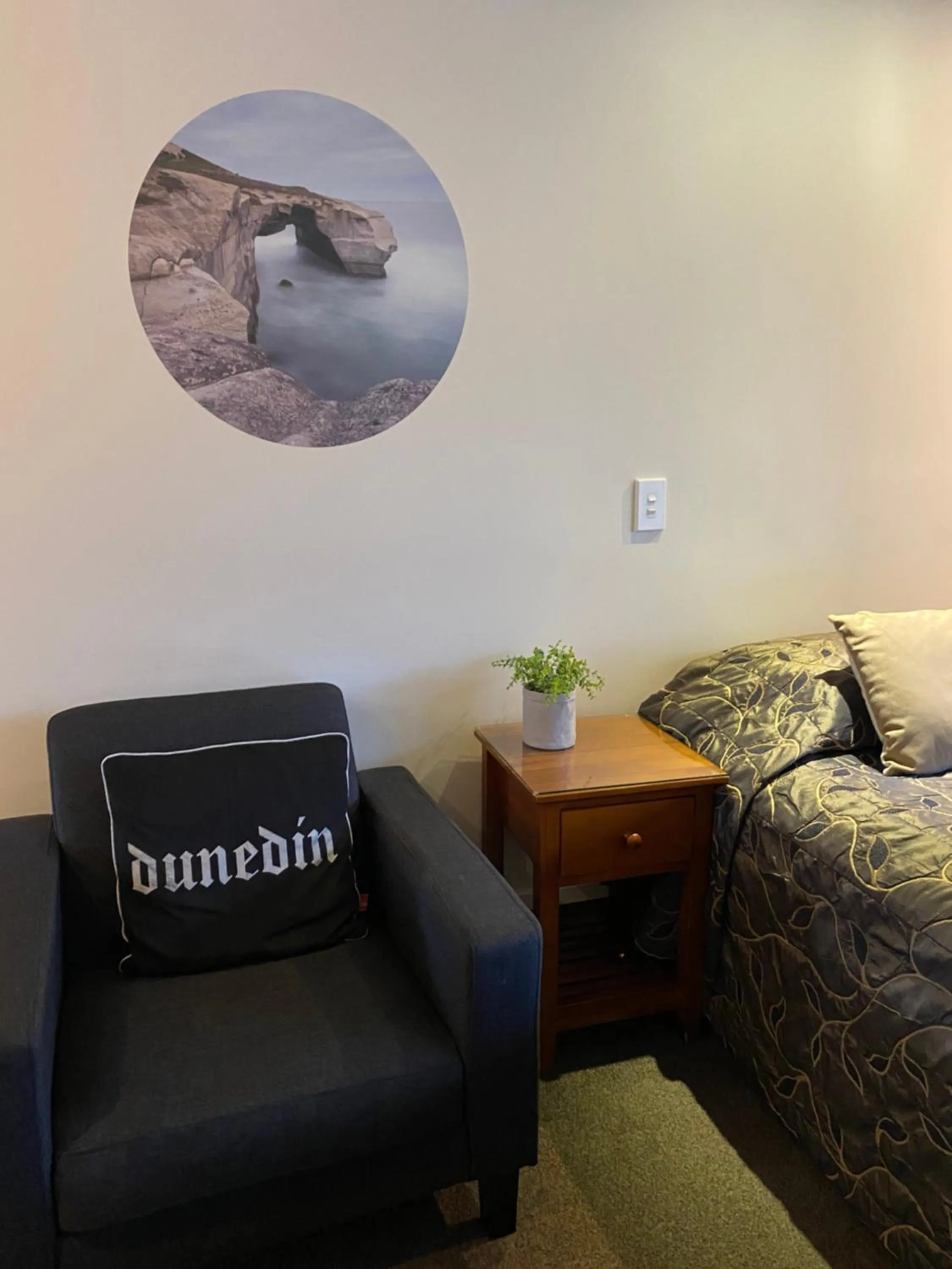 Bed in Commodore Motel