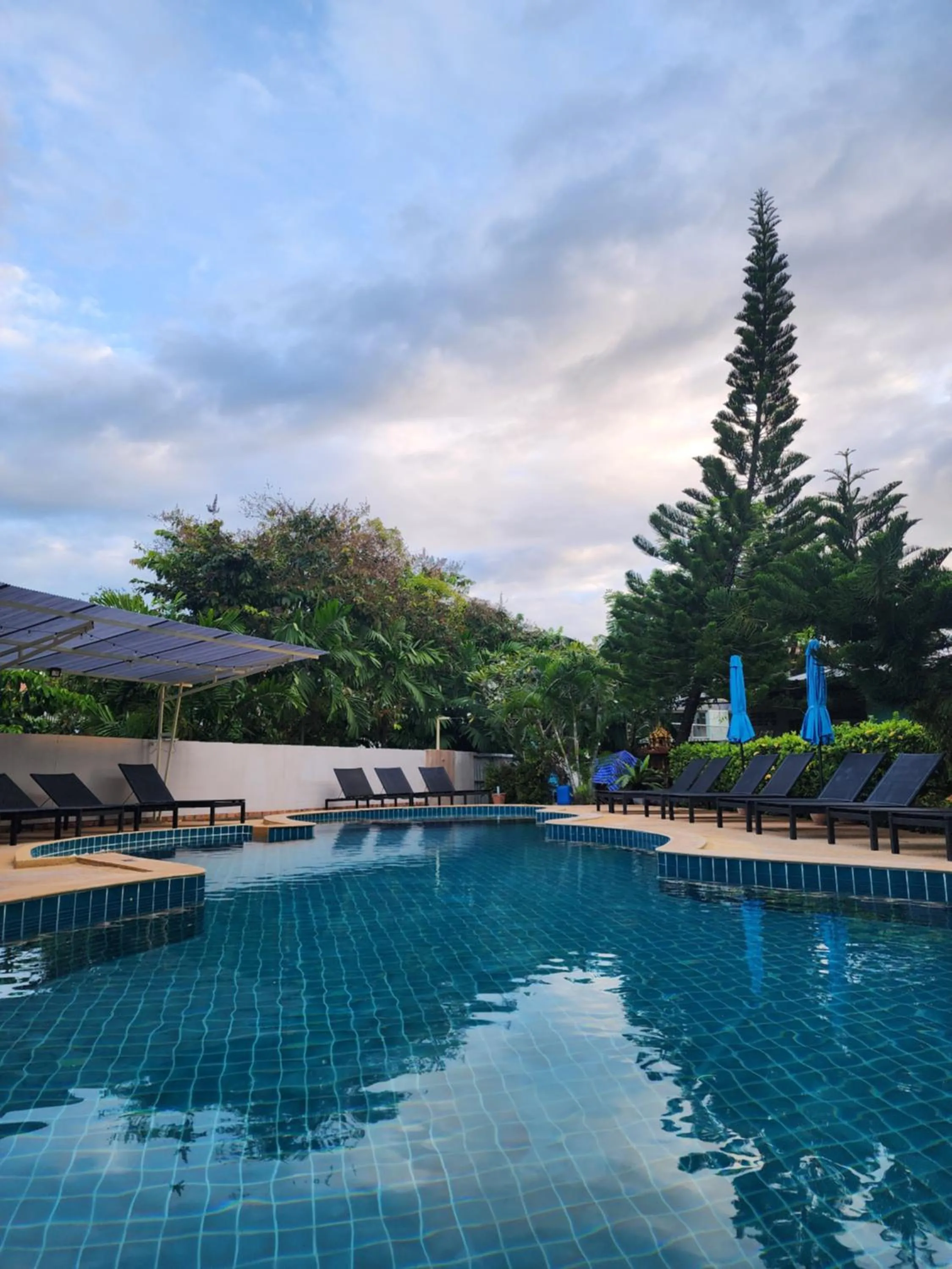 Swimming pool in The Palace Aonang Resort