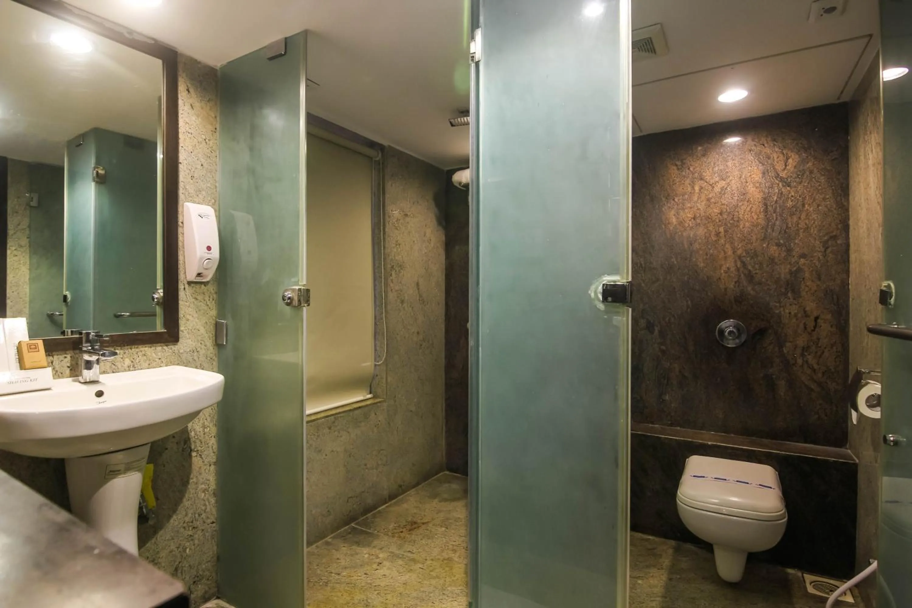 Bathroom in Hotel LXIA Hinjewadi - Indian Nationals Only