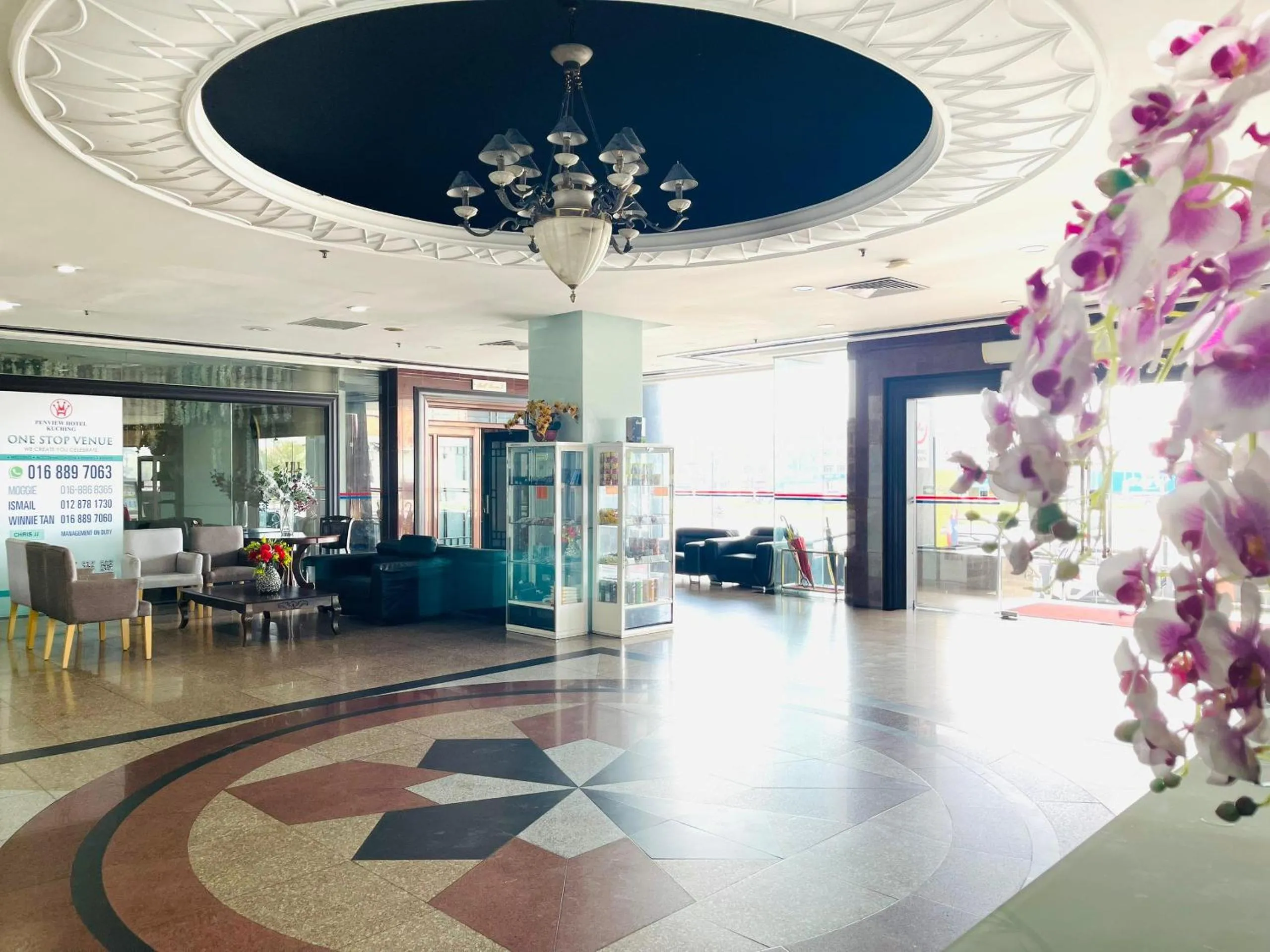 Seating area in Penview Hotel