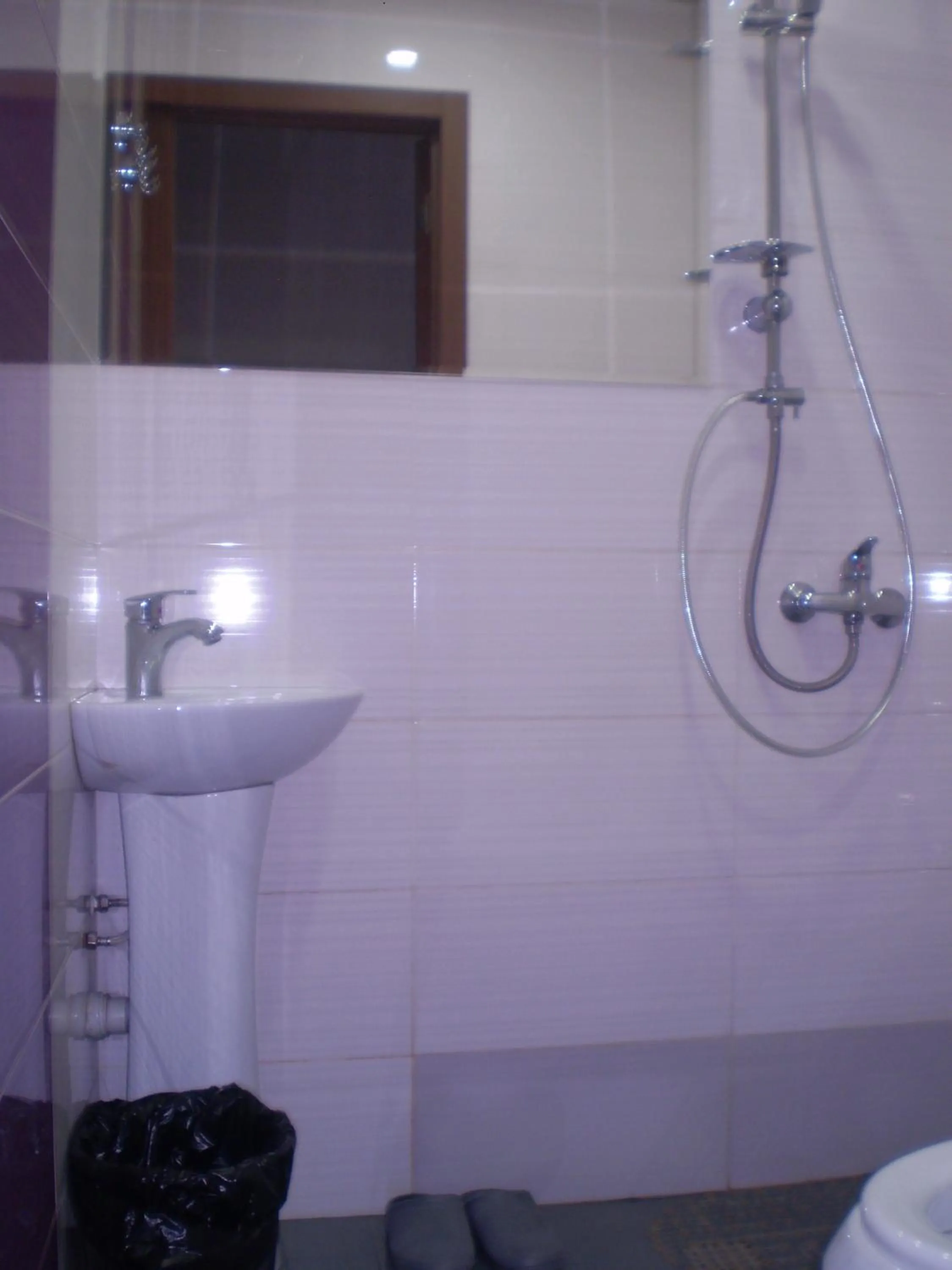 Shower in New Hotel