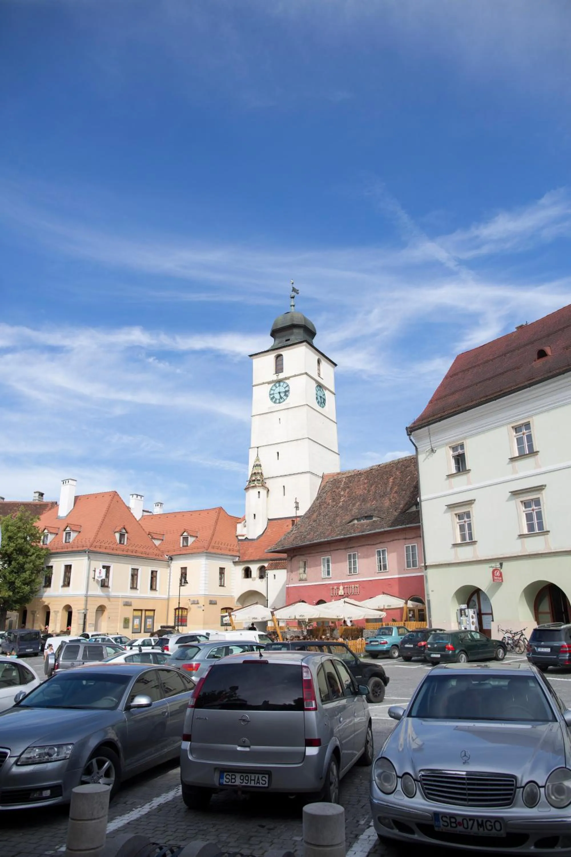 City view in Cetatii Apartments Sibiu